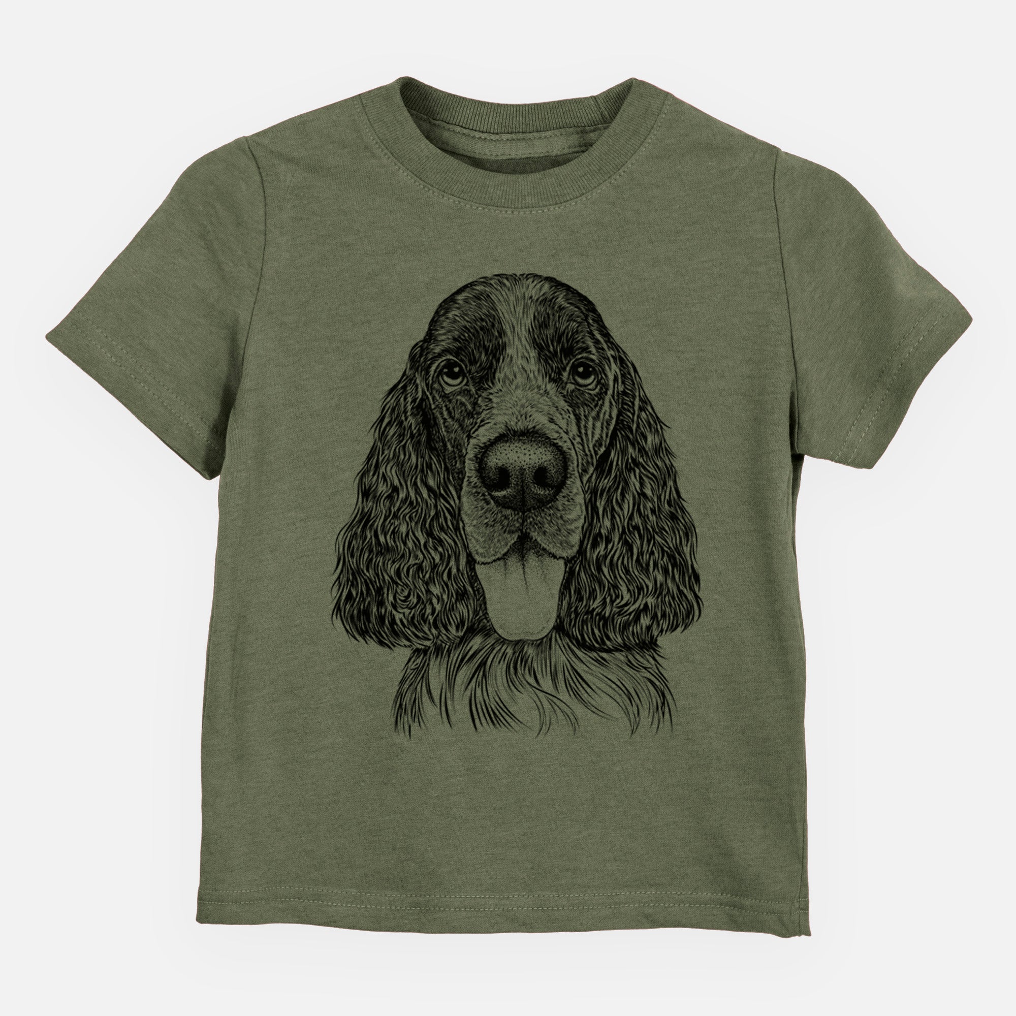 Bare Duke the English Springer Spaniel - Kids/Youth/Toddler Shirt