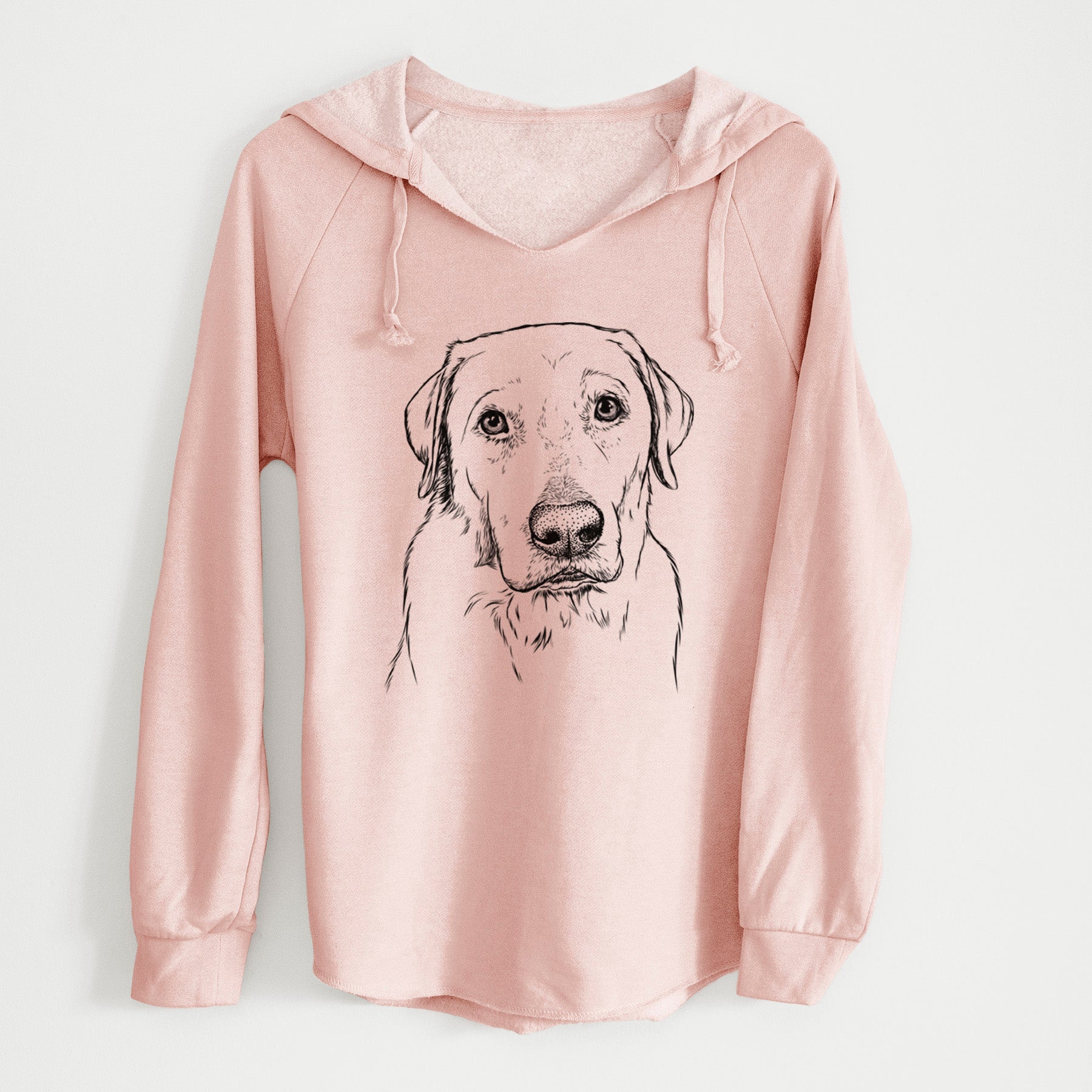 Bare Duke the Yellow Lab - Cali Wave Hooded Sweatshirt