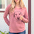 Bare Duke the Yellow Lab - Cali Wave Hooded Sweatshirt