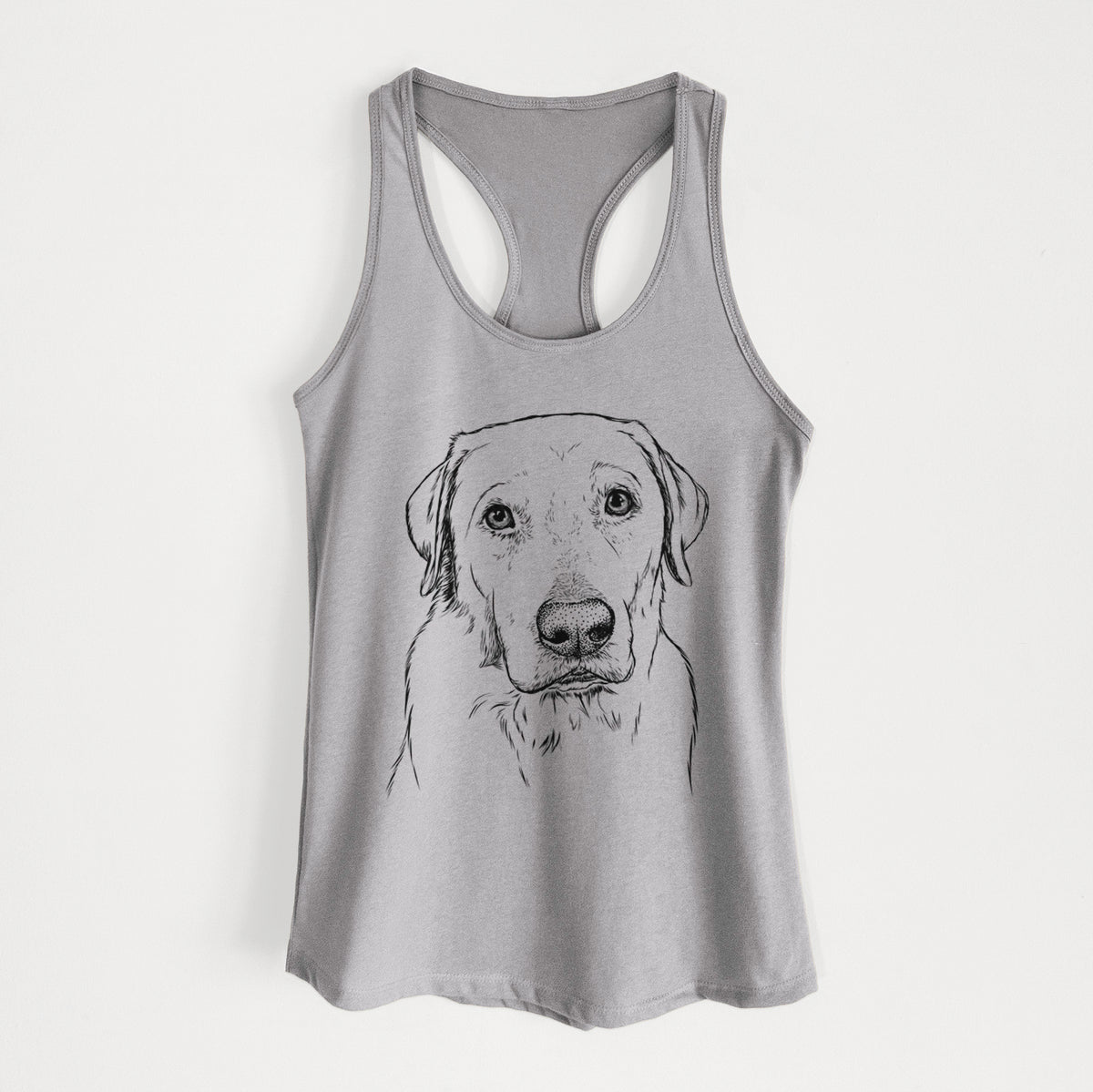 Duke the Yellow Lab - Women&#39;s Racerback Tanktop