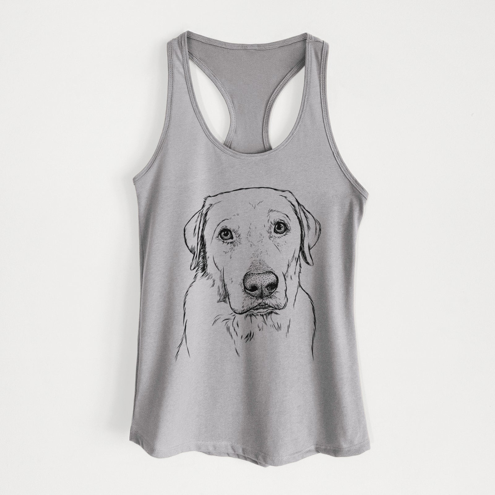 Duke the Yellow Lab - Women's Racerback Tanktop