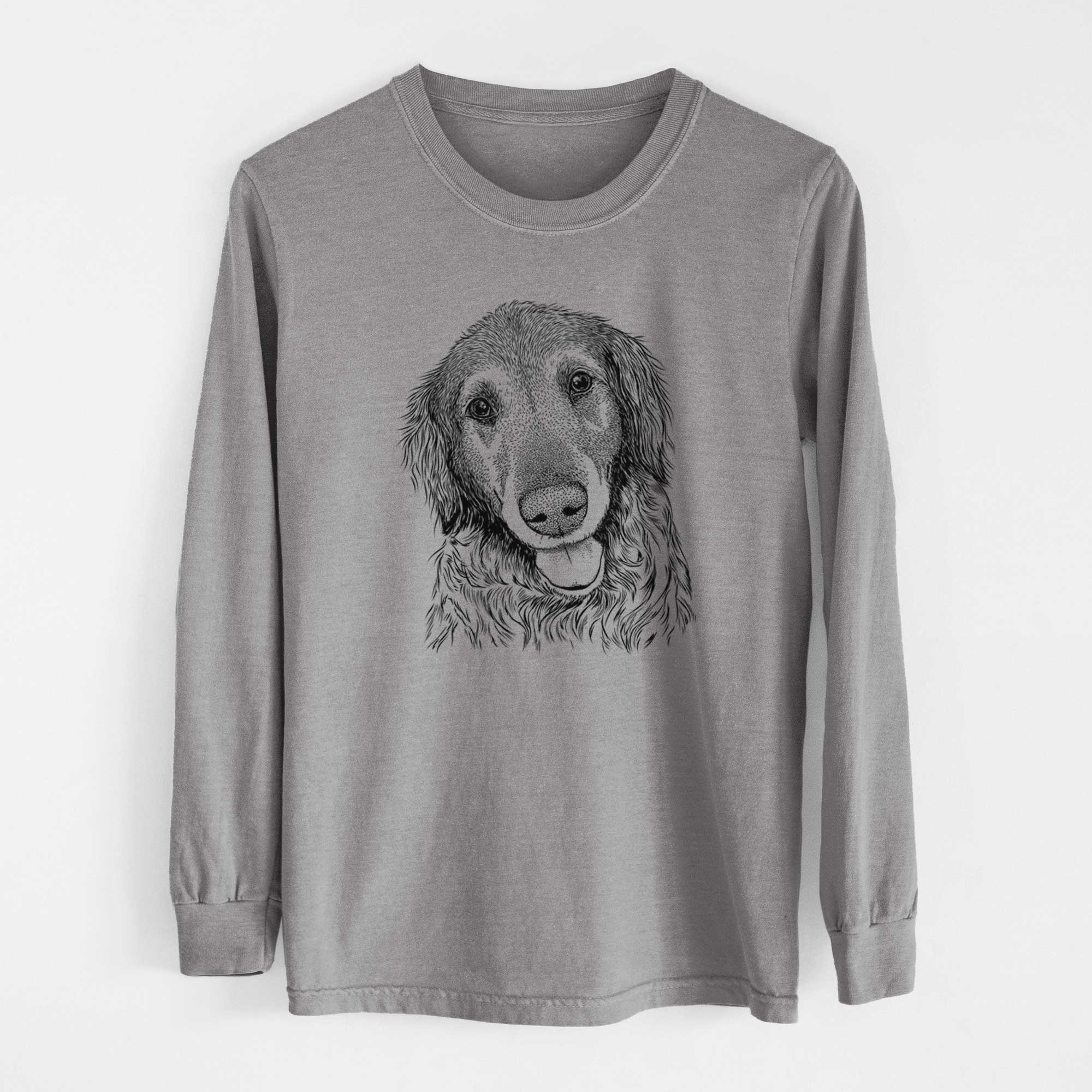 Bare Duncan the Golden Retriever - Heavyweight 100% Cotton Long Sleeve