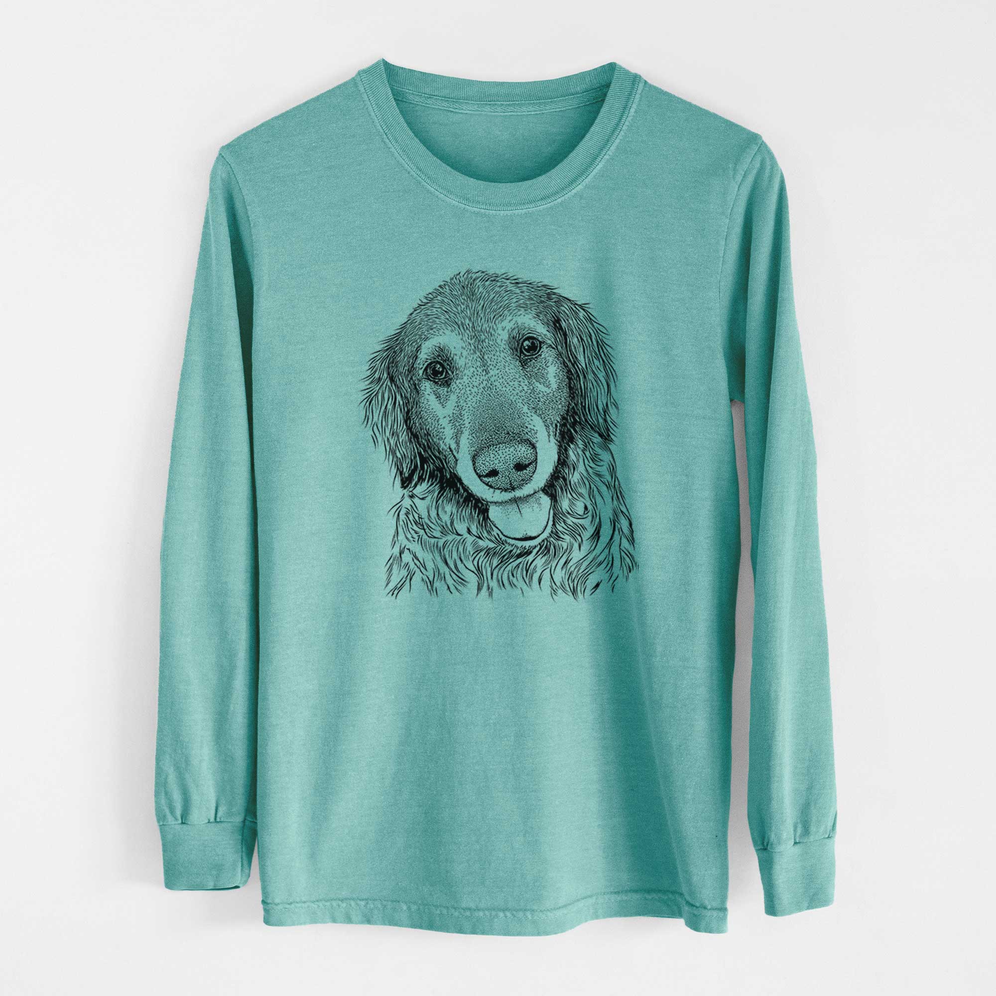 Bare Duncan the Golden Retriever - Heavyweight 100% Cotton Long Sleeve