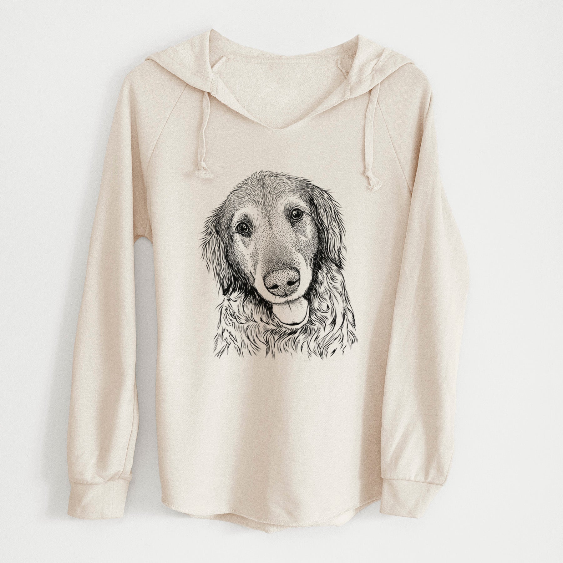 Bare Duncan the Golden Retriever - Cali Wave Hooded Sweatshirt