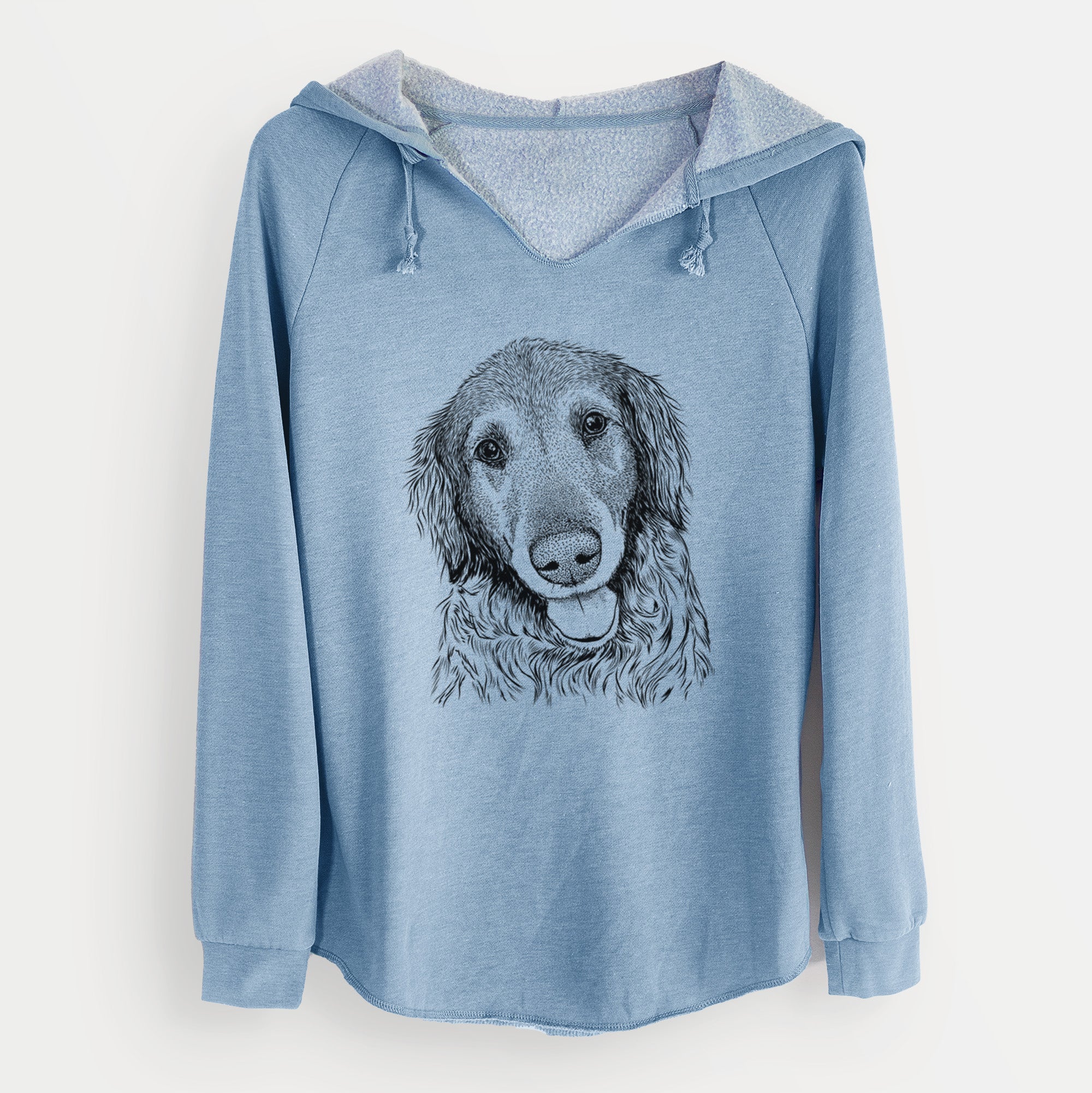 Bare Duncan the Golden Retriever - Cali Wave Hooded Sweatshirt