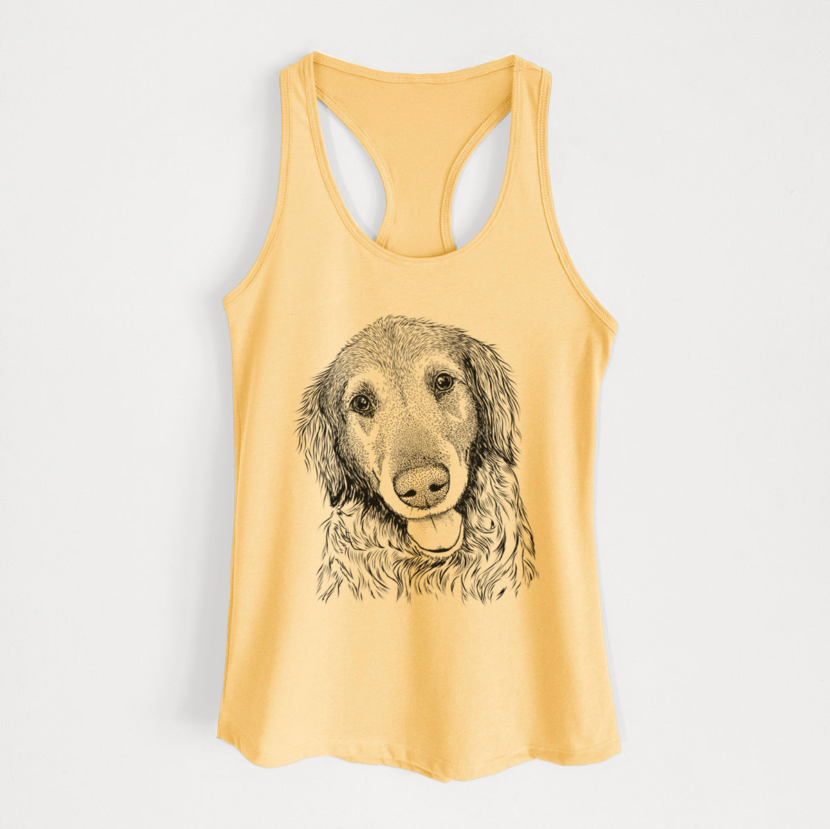 Duncan the Golden Retriever - Women's Racerback Tanktop