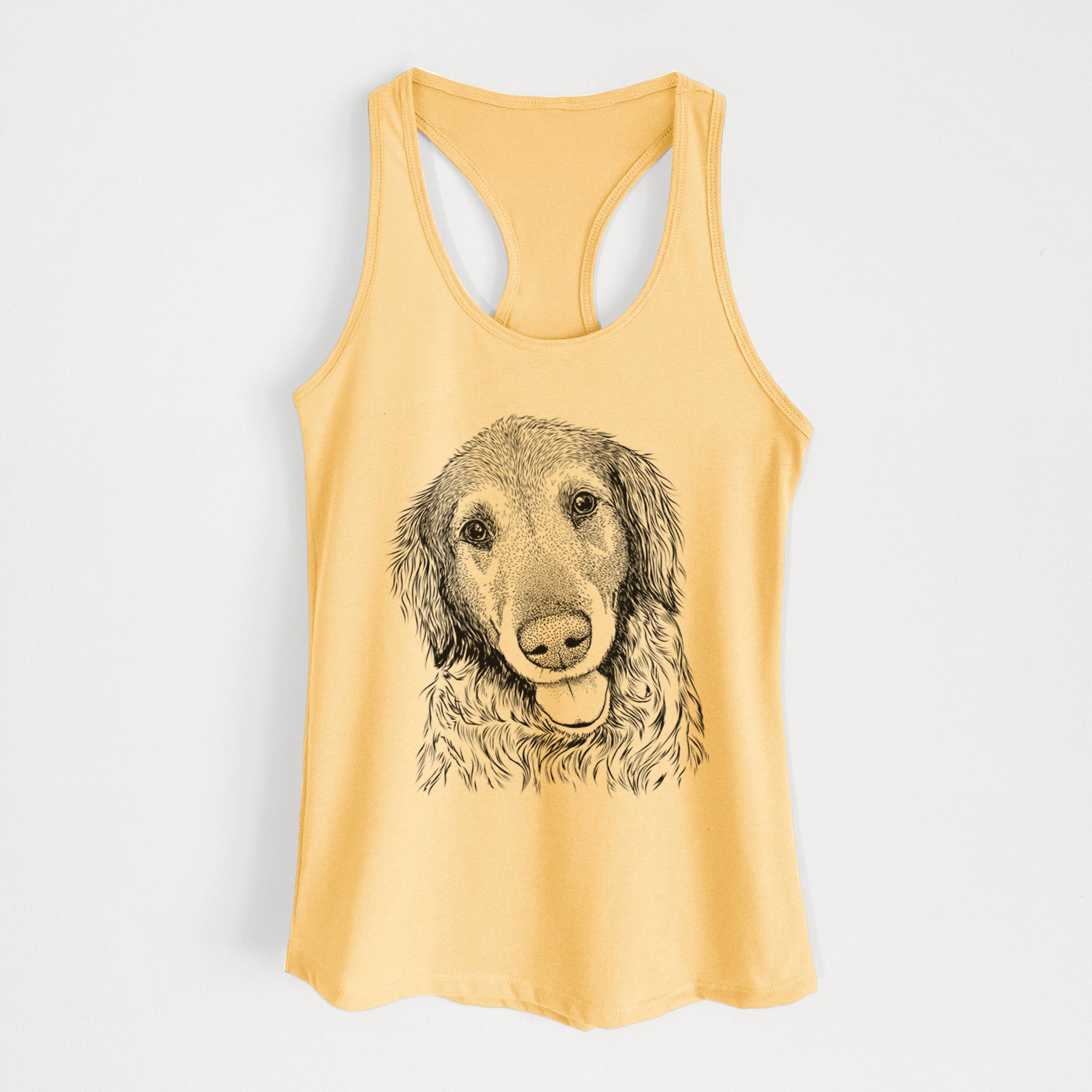 Duncan the Golden Retriever - Women's Racerback Tanktop