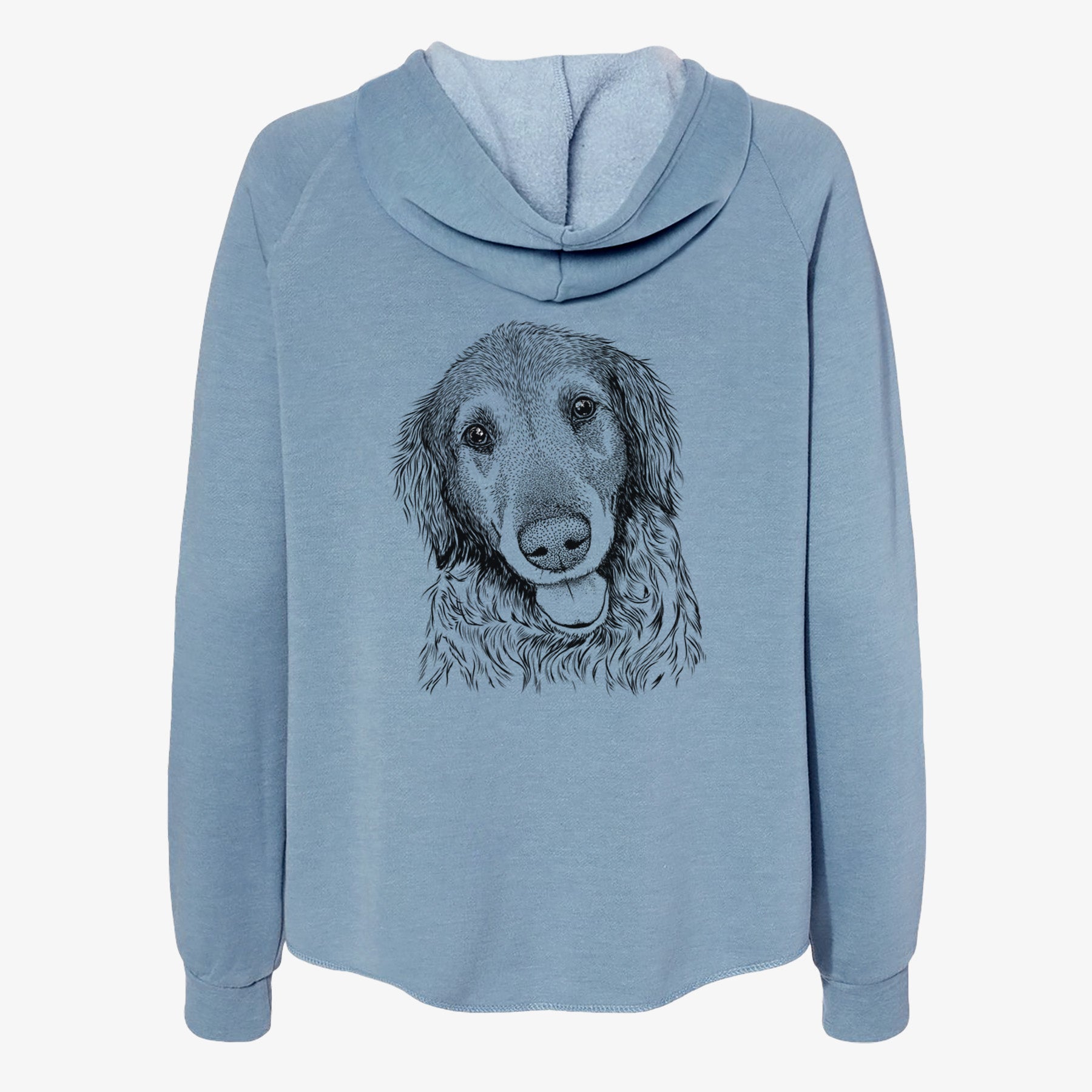 Duncan the Golden Retriever - Women's Cali Wave Zip-Up Sweatshirt