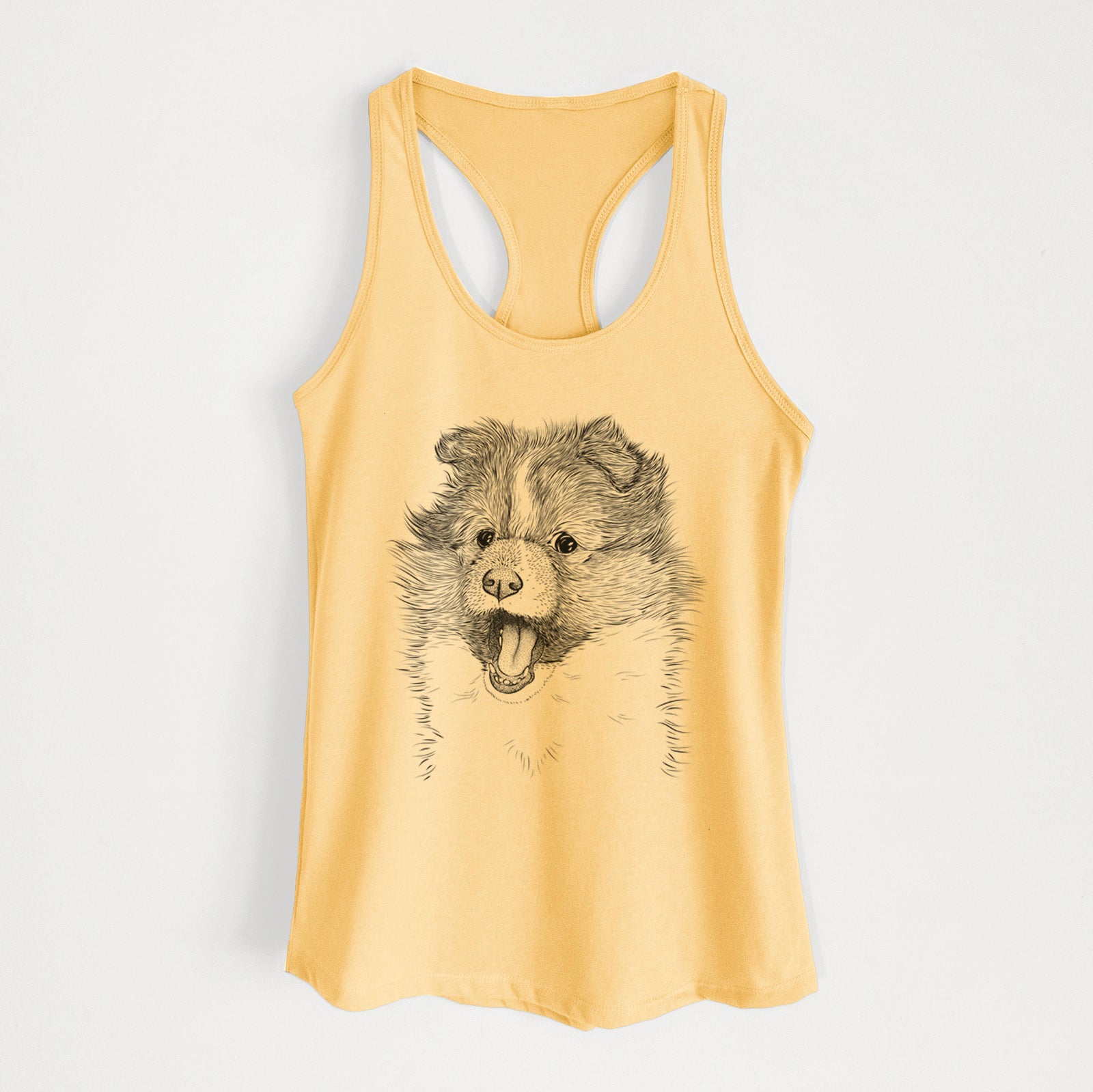 Dylan the Shetland Sheepdog - Women's Racerback Tanktop