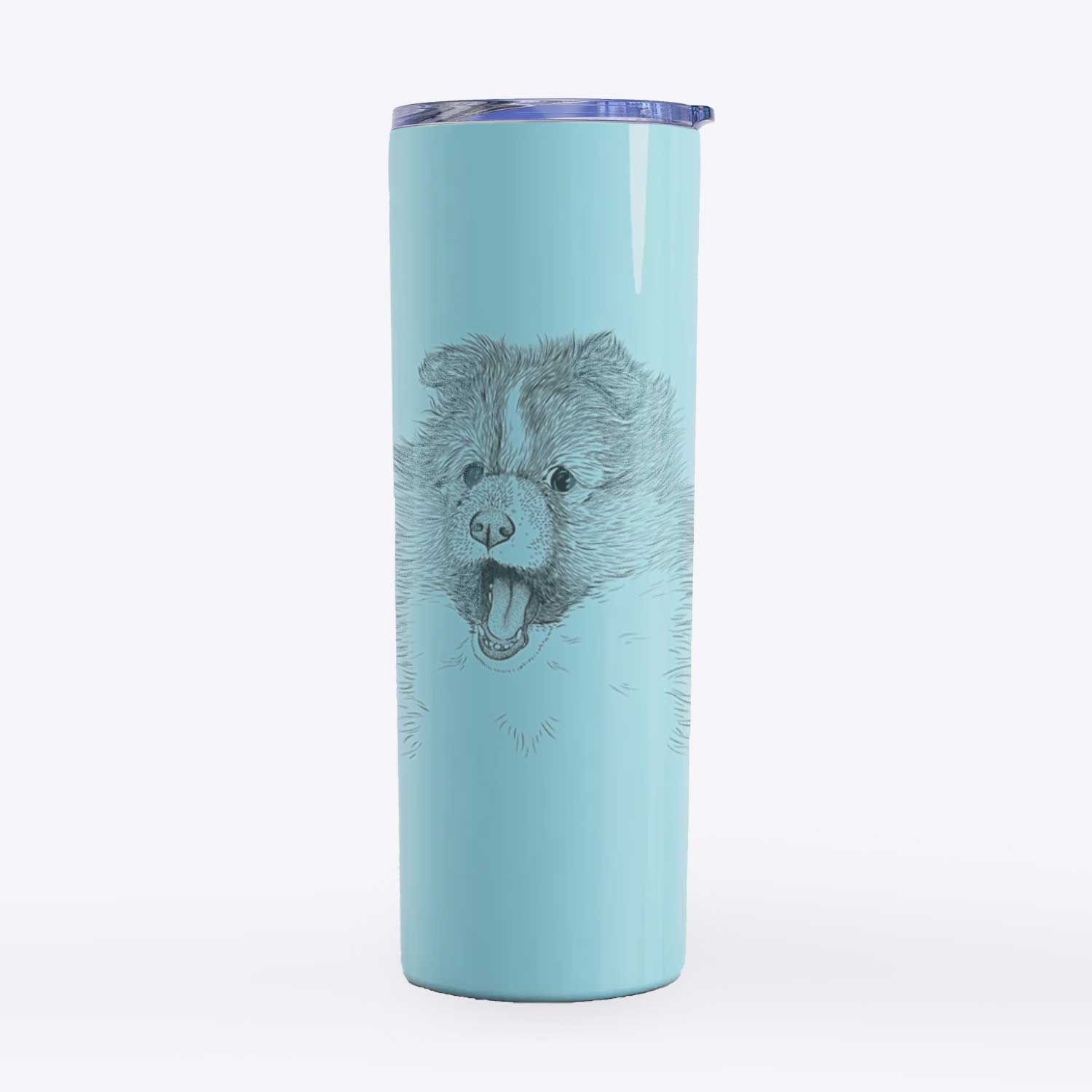 Dylan the Shetland Sheepdog - 20oz Skinny Tumbler