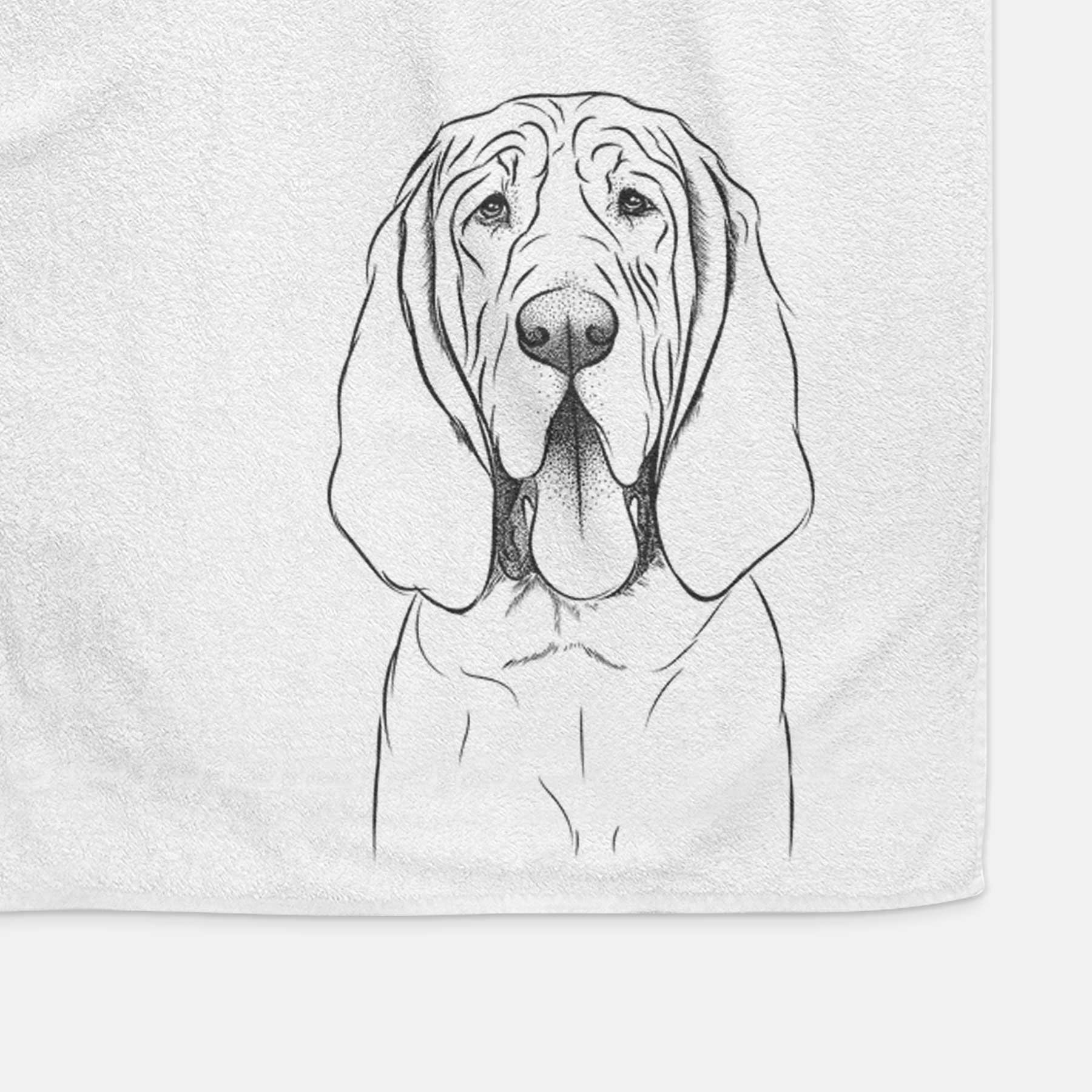 Earl the Bloodhound Decorative Hand Towel