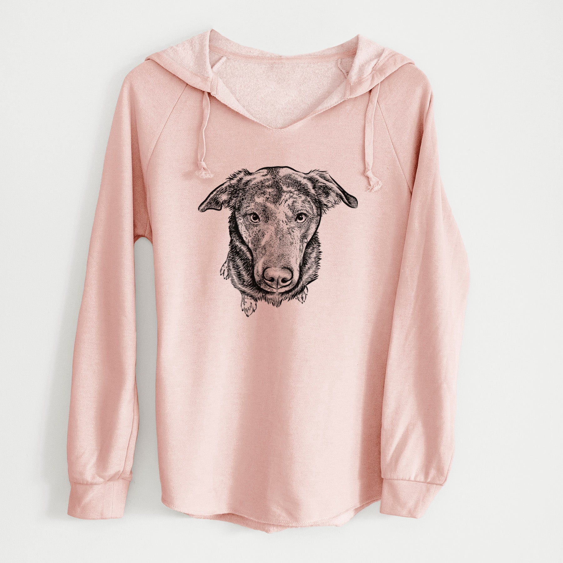 Bare Echo the Pitbull Beagle Mix - Cali Wave Hooded Sweatshirt