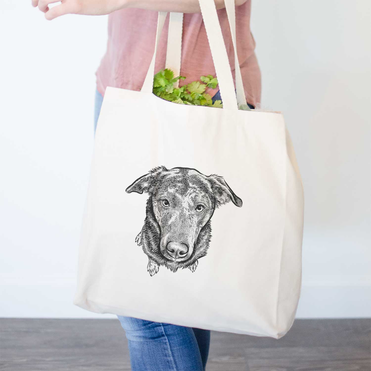 Echo the Pitbull Beagle Mix - Tote Bag