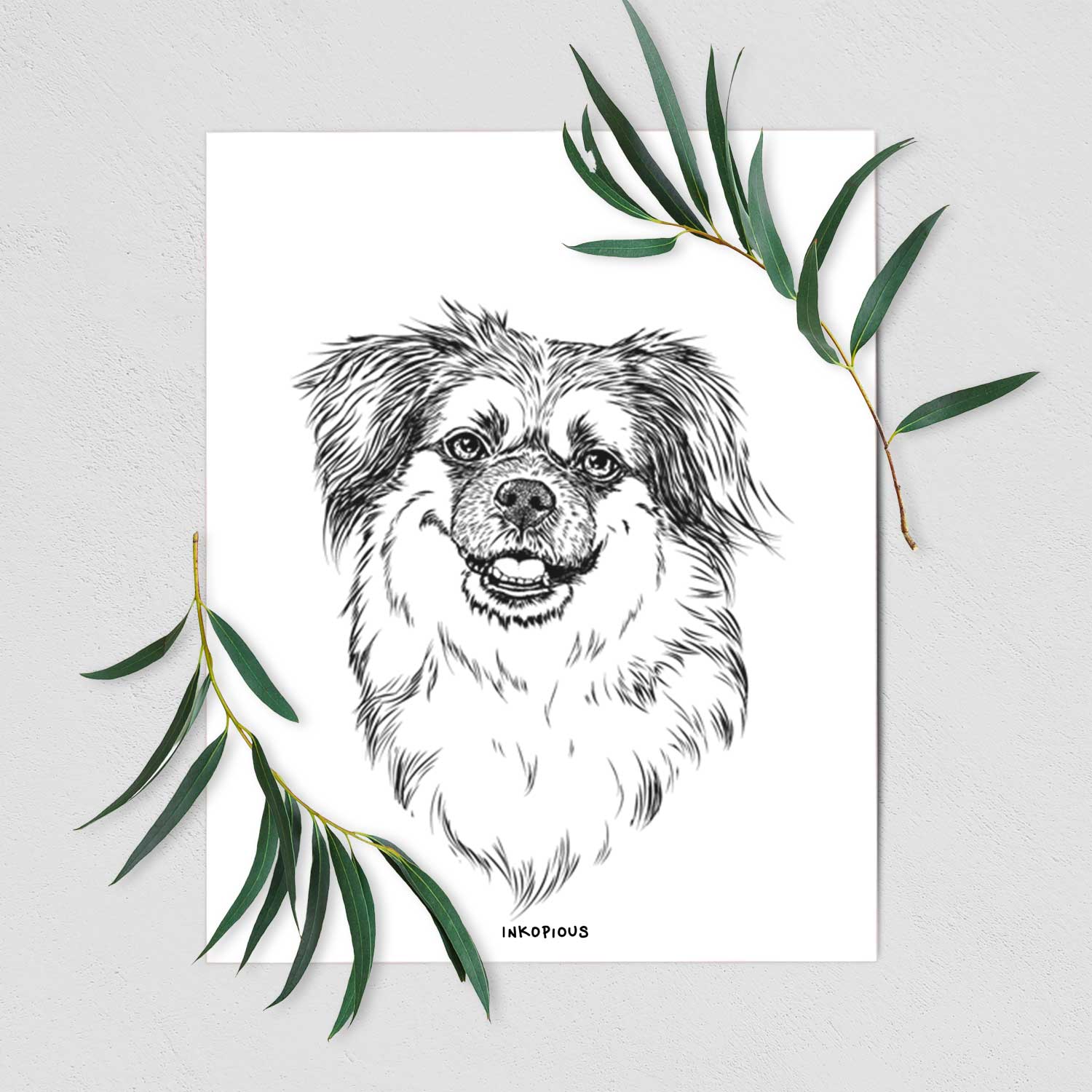 Ed the Tibetan Spaniel Art Print