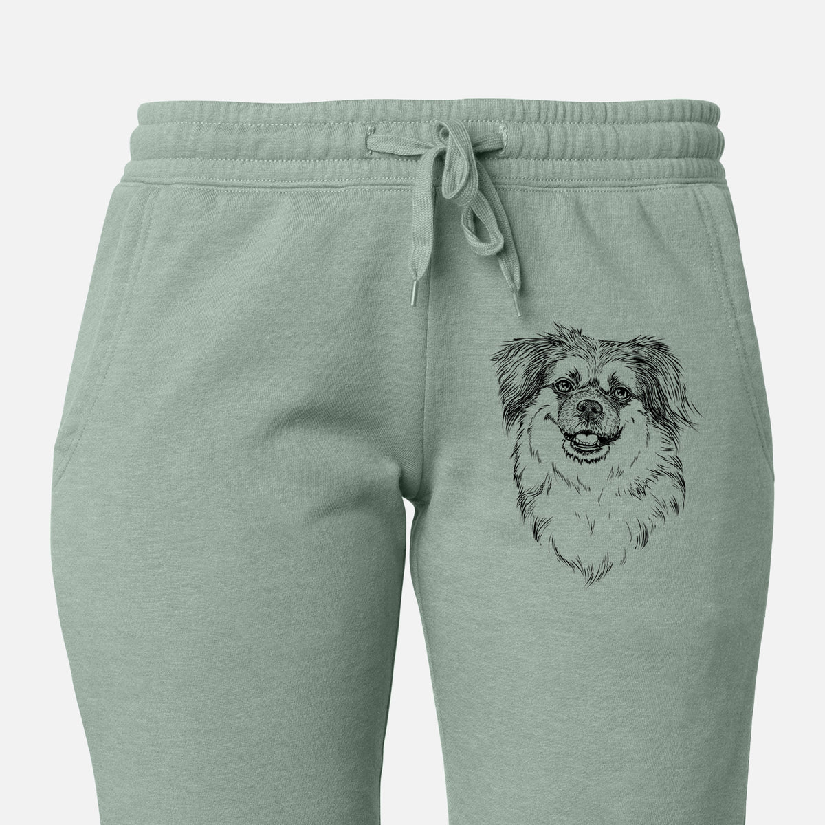 Ed the Tibetan Spaniel - Women&#39;s Cali Wave Joggers