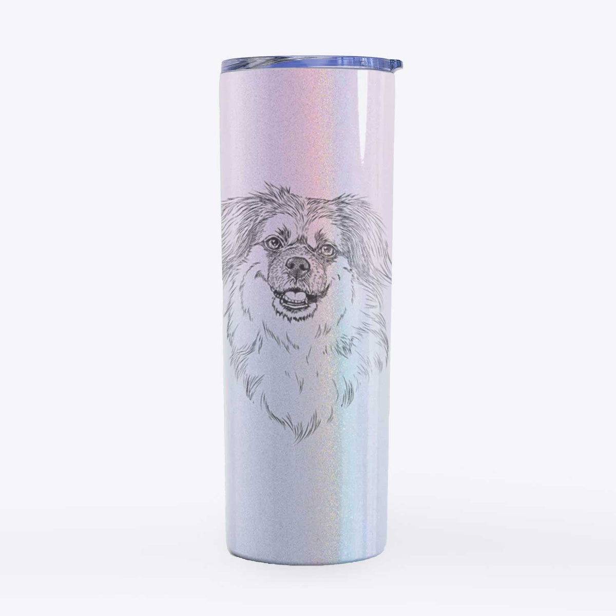 Ed the Tibetan Spaniel - 20oz Skinny Tumbler