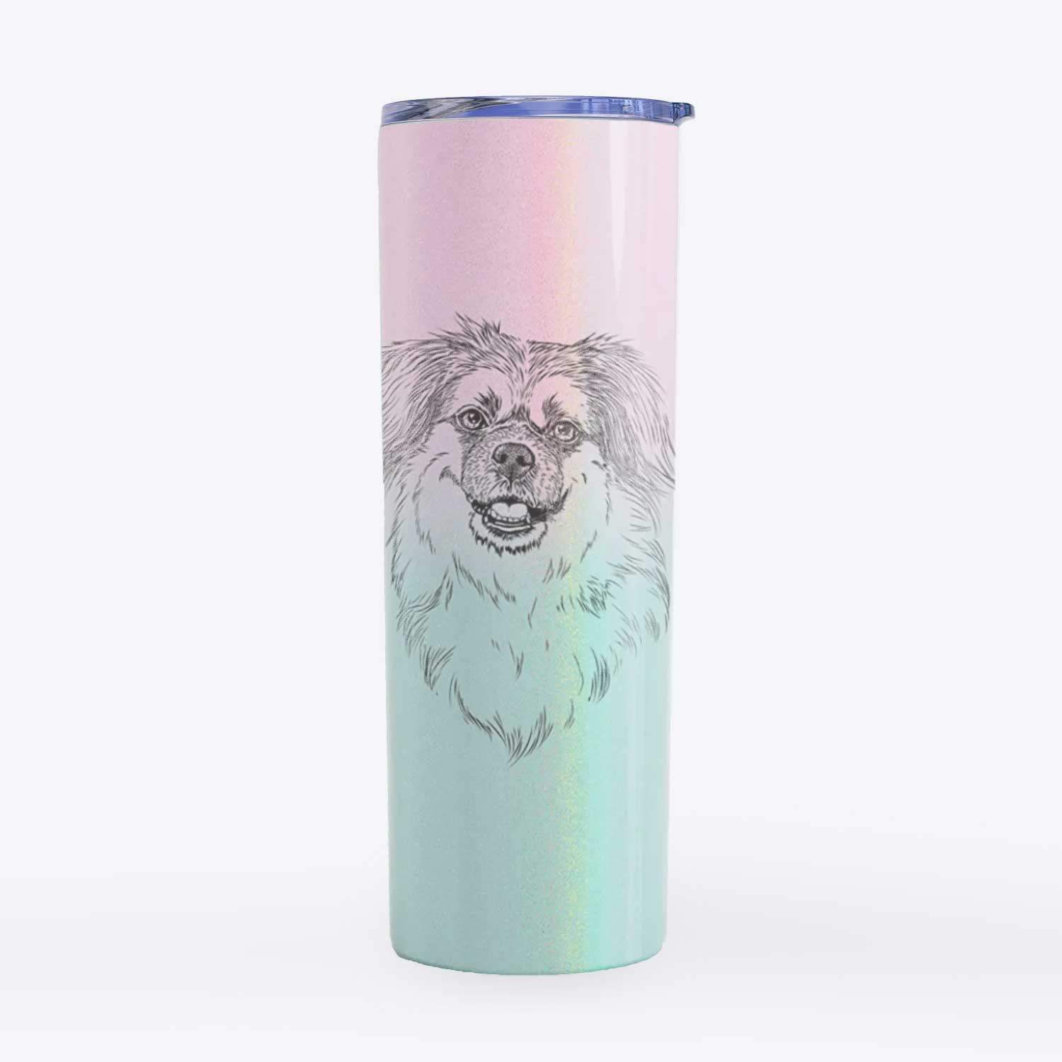 Ed the Tibetan Spaniel - 20oz Skinny Tumbler