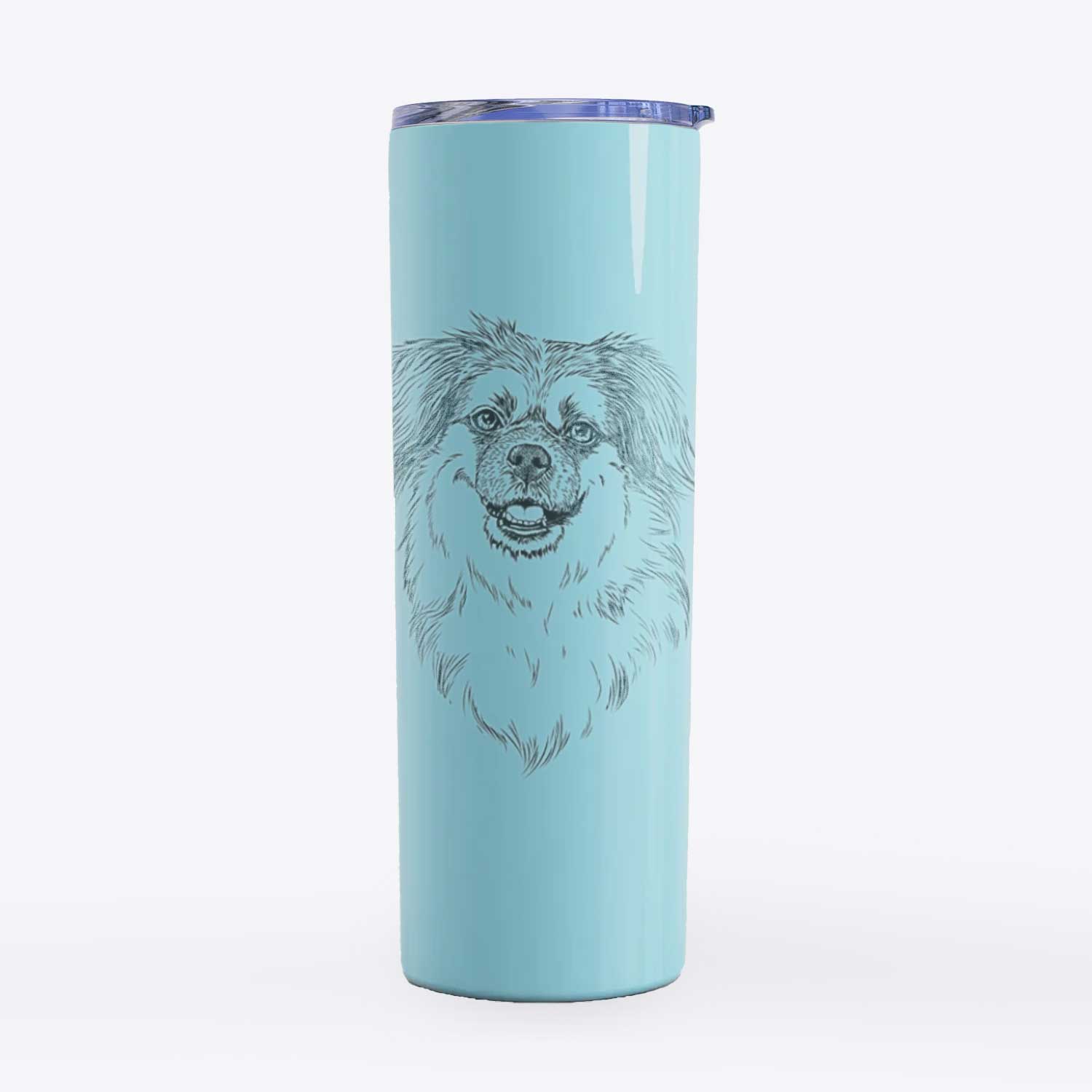 Ed the Tibetan Spaniel - 20oz Skinny Tumbler