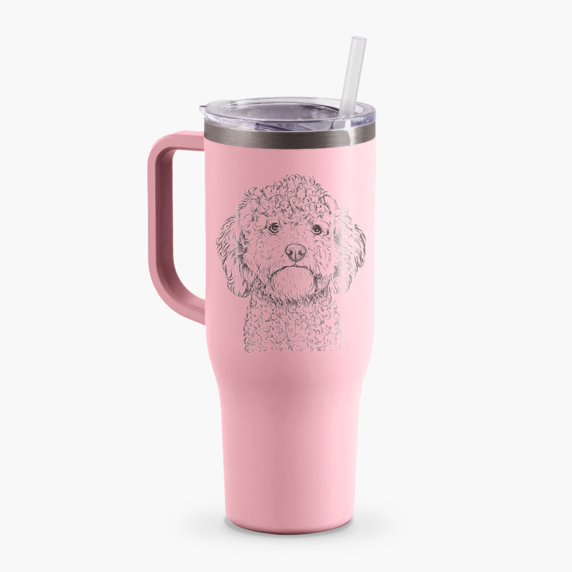 Edgar the Shihpoo - 40oz Tumbler with Handle