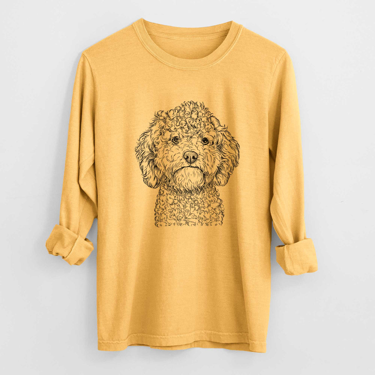 Bare Edgar the Shihpoo - Heavyweight 100% Cotton Long Sleeve