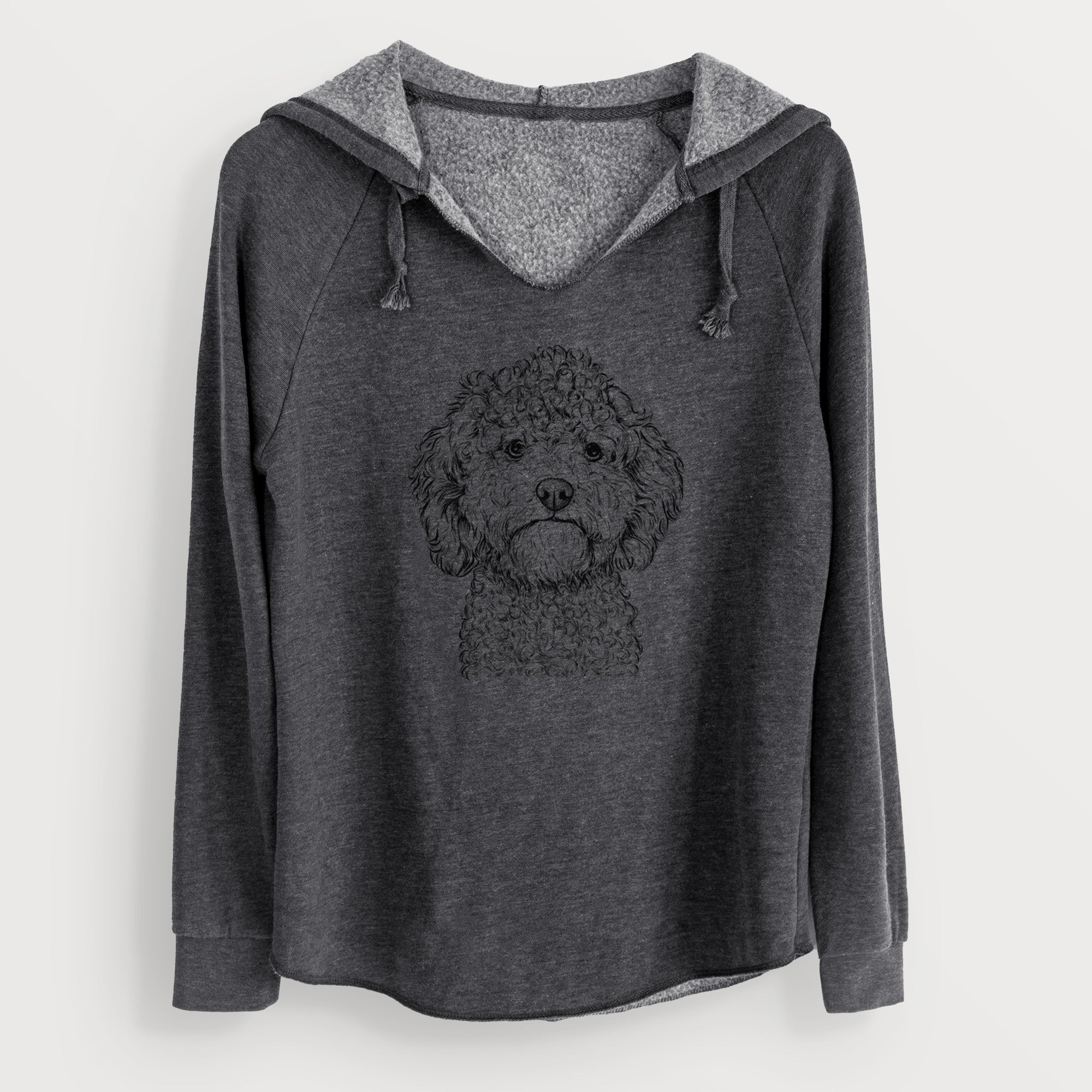 Bare Edgar the Shihpoo - Cali Wave Hooded Sweatshirt