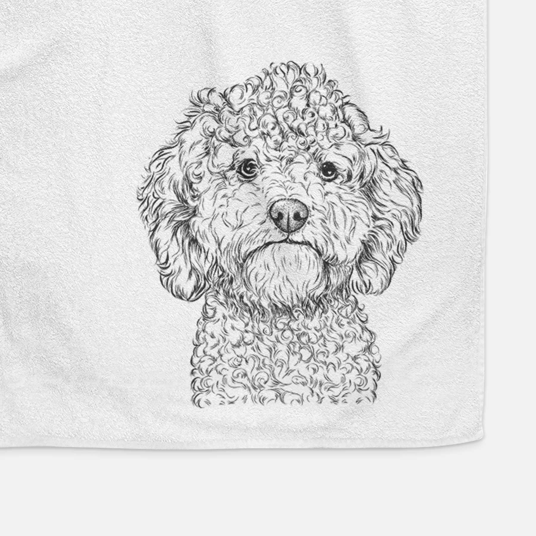 Edgar the Shihpoo Decorative Hand Towel