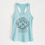 Edgar the Shihpoo - Women's Racerback Tanktop