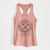 Edgar the Shihpoo - Women's Racerback Tanktop