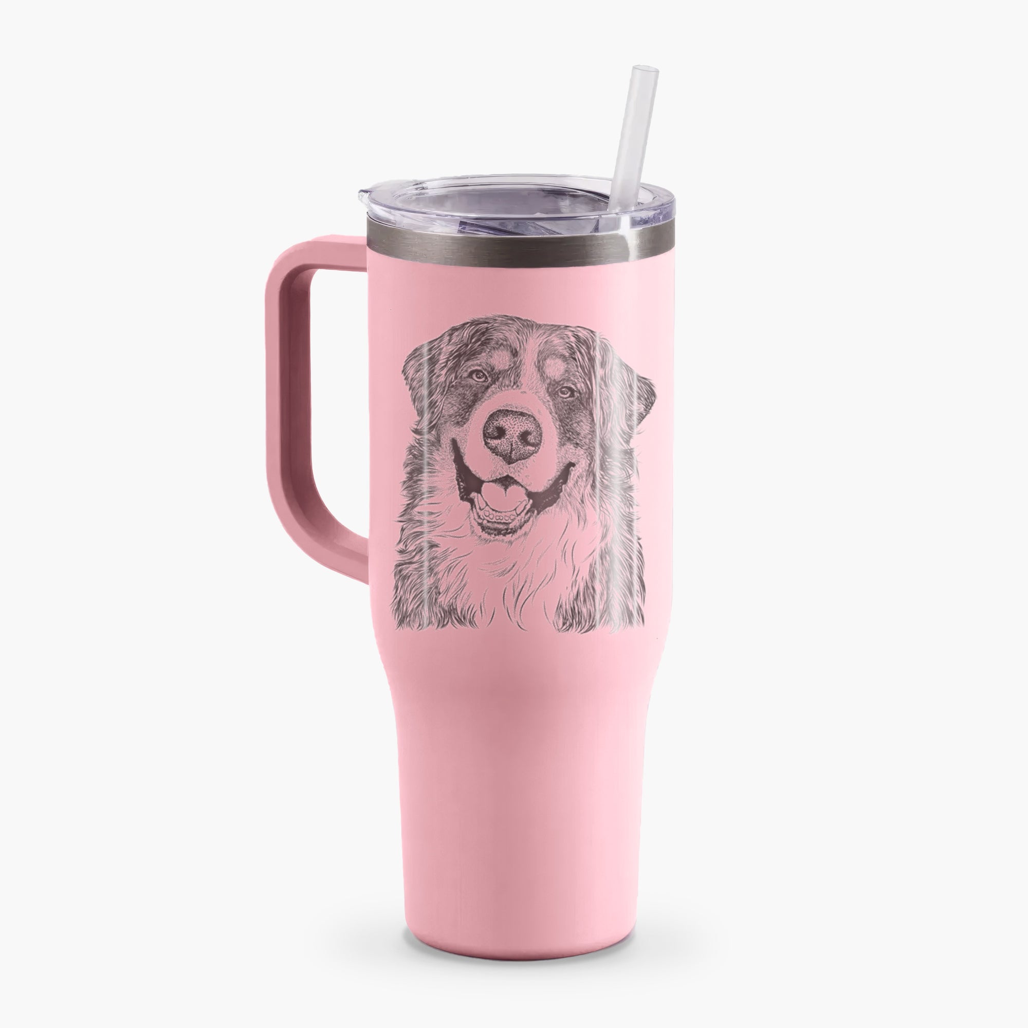 Eiger the Bernese Mountain Dog - 40oz Tumbler with Handle