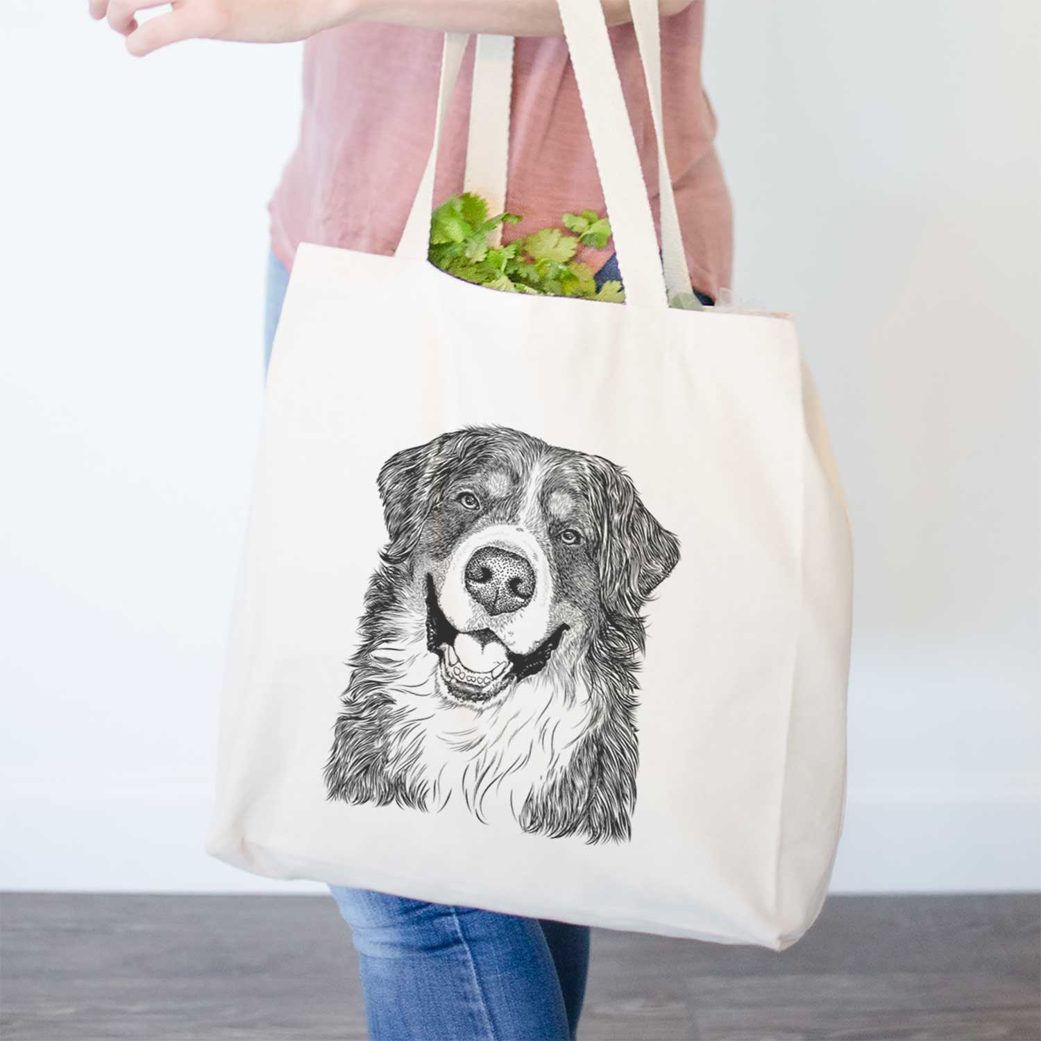 Eiger the Bernese Mountain Dog - Tote Bag