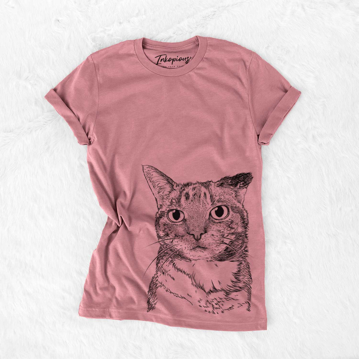 Bare Eleanor the Domestic Shorthair Cat - Unisex Crewneck