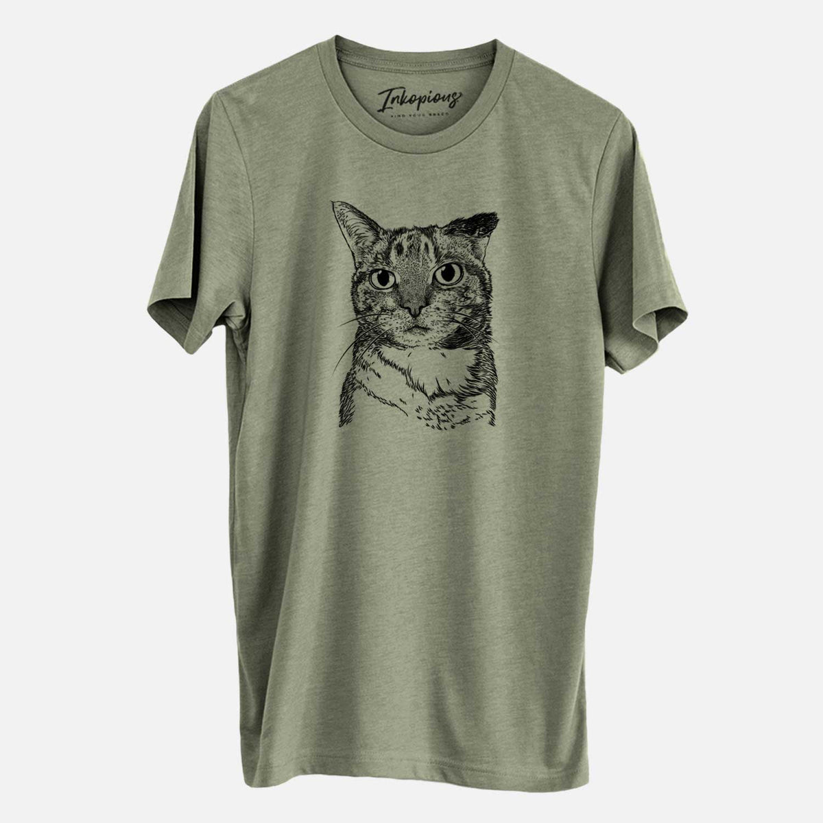 Bare Eleanor the Domestic Shorthair Cat - Unisex Crewneck