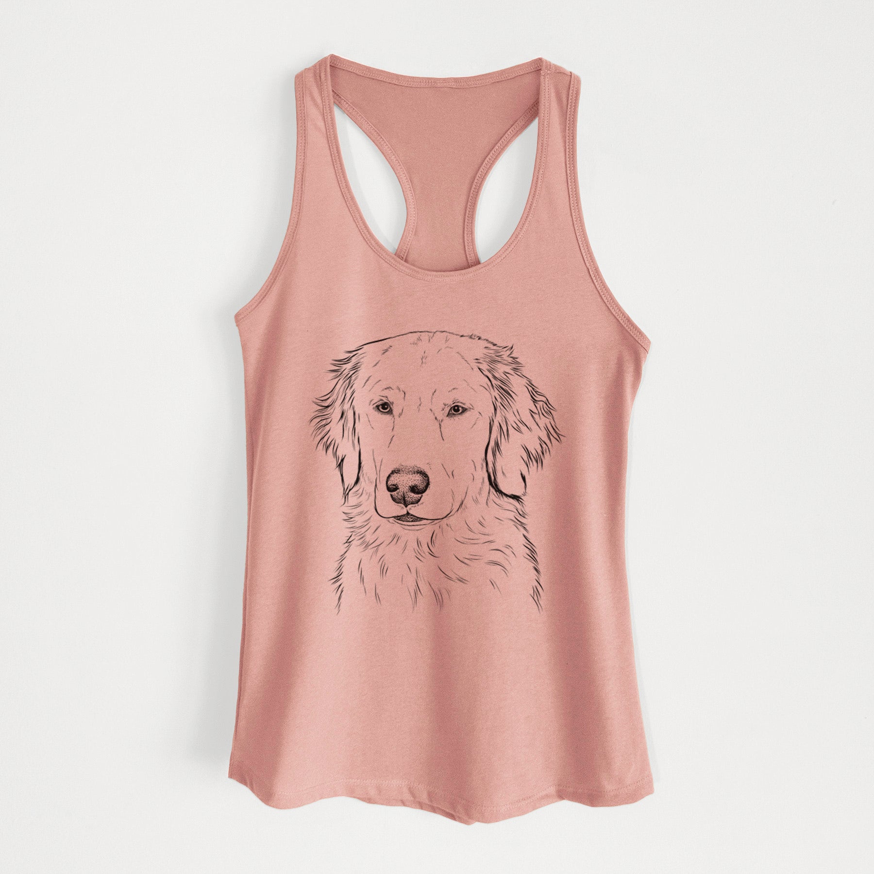 Eli the Golden Retriever - Women's Racerback Tanktop