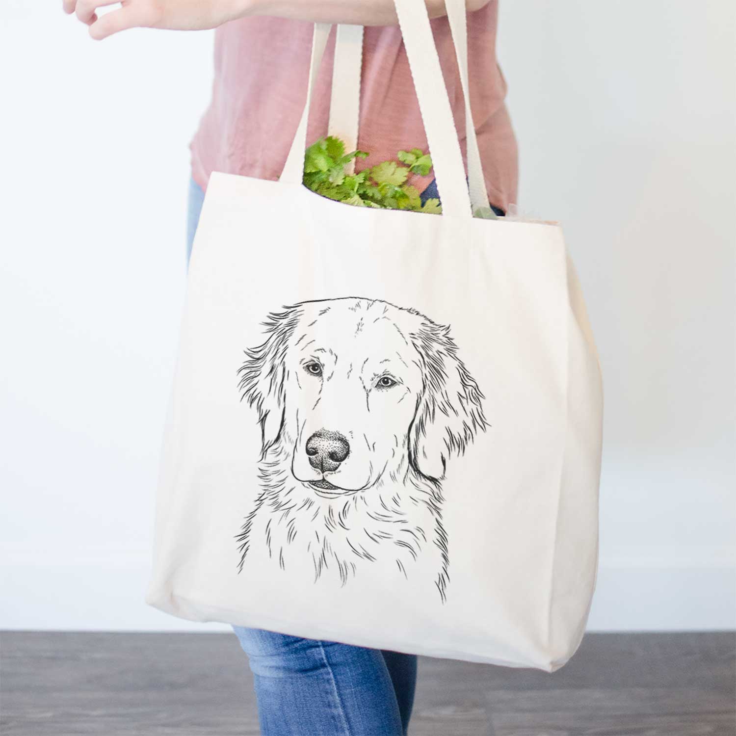 Eli the Golden Retriever - Tote Bag