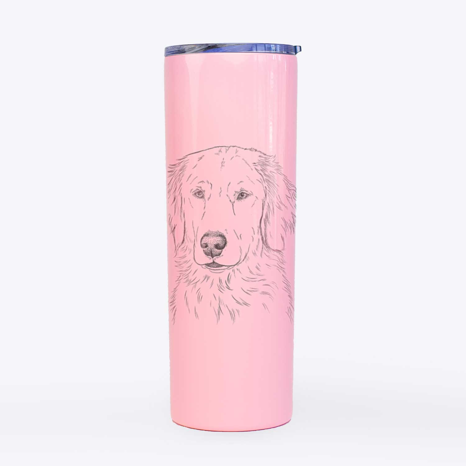 Eli the Golden Retriever - 20oz Skinny Tumbler