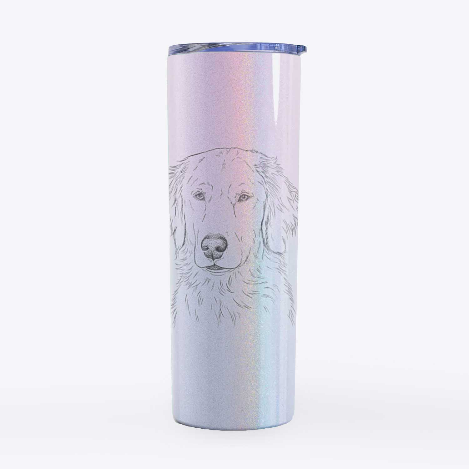 Eli the Golden Retriever - 20oz Skinny Tumbler