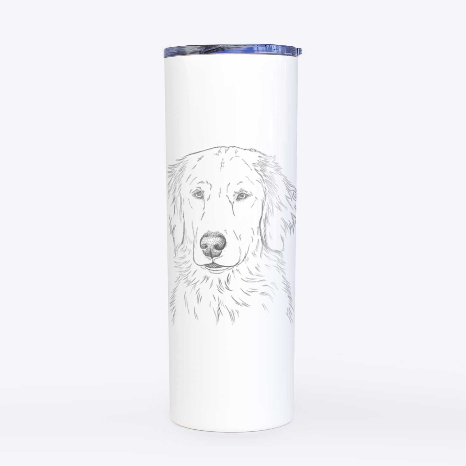 Eli the Golden Retriever - 20oz Skinny Tumbler