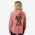 Eli the Great Dane - Women's Cali Wave Zip-Up Sweatshirt