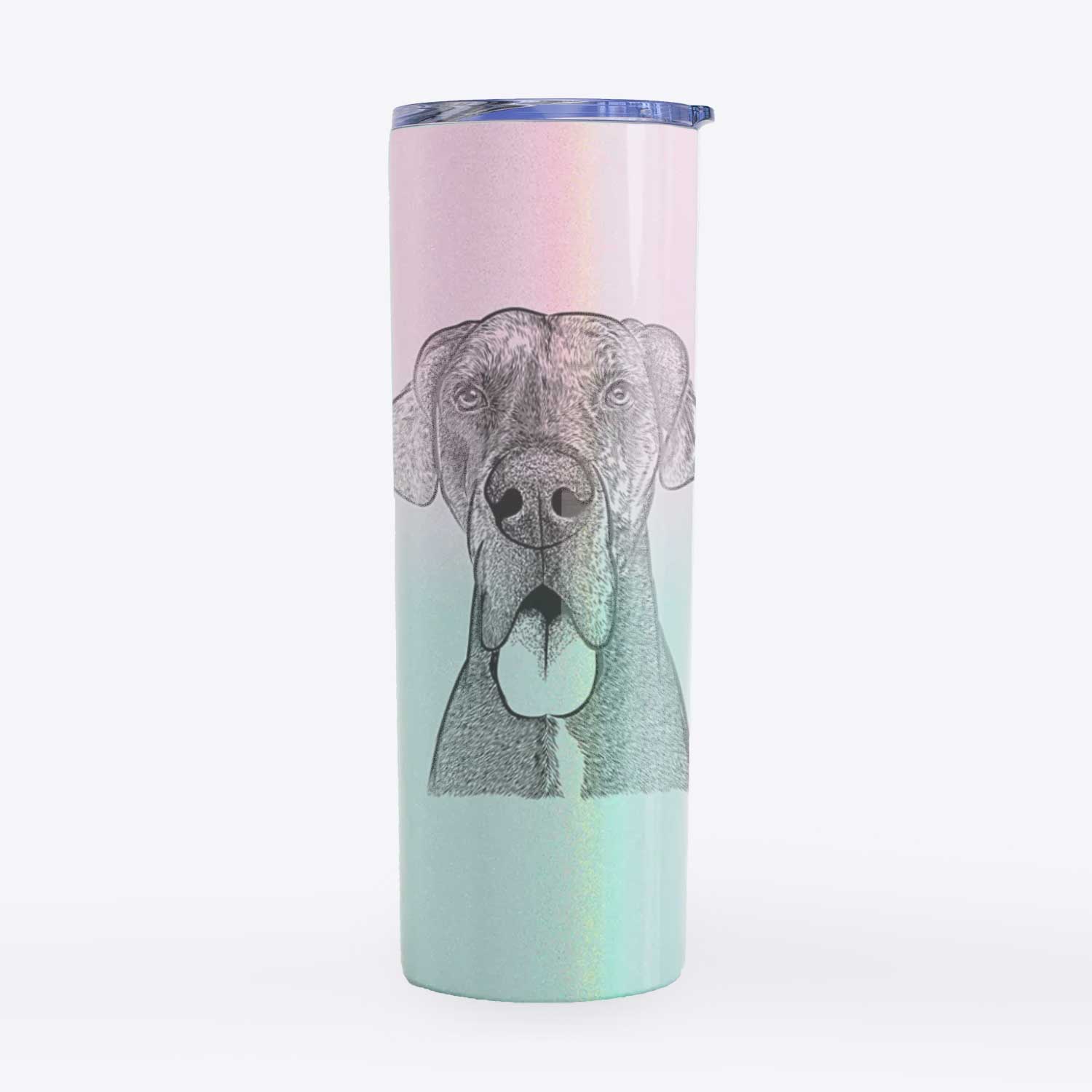 Eli the Great Dane - 20oz Skinny Tumbler