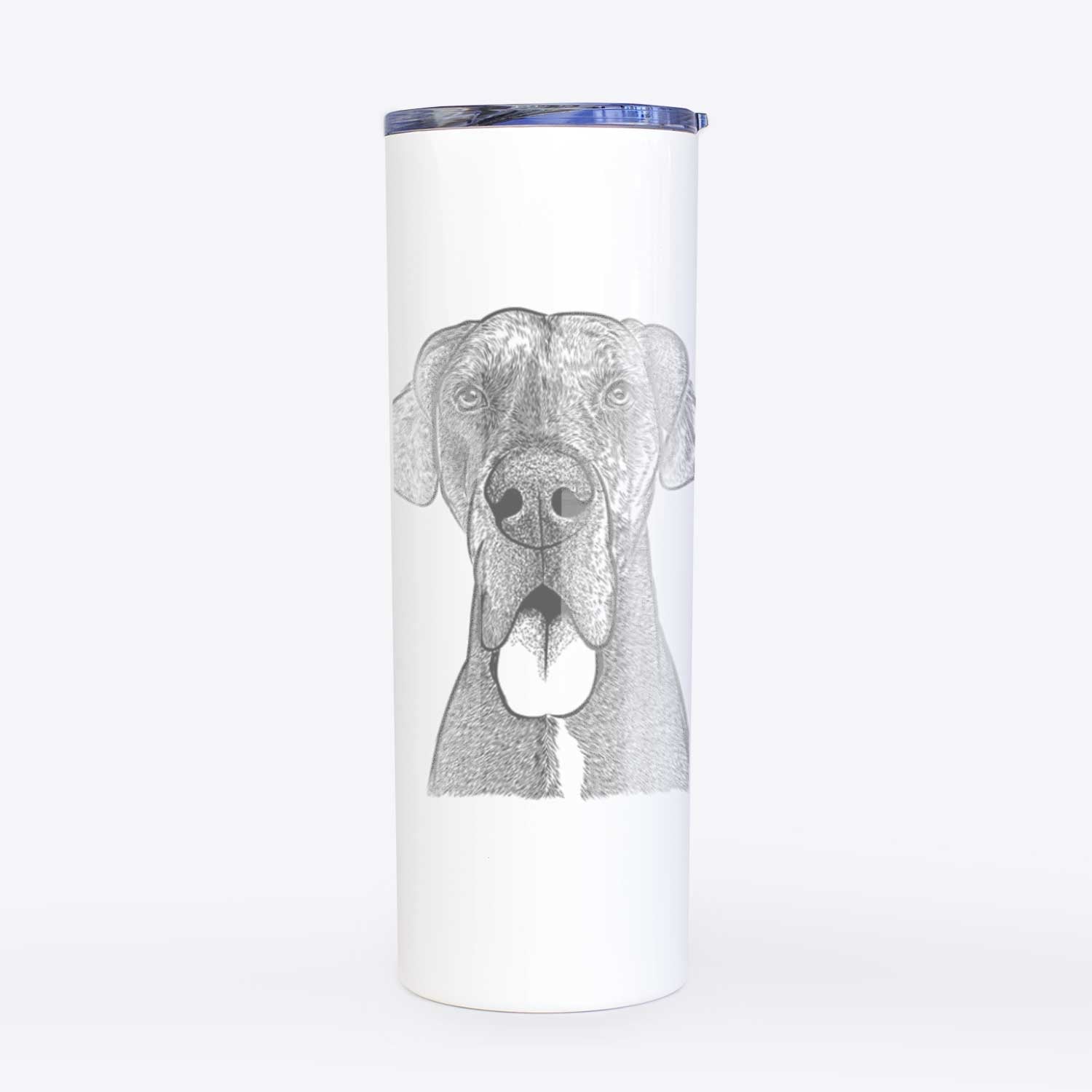 Eli the Great Dane - 20oz Skinny Tumbler