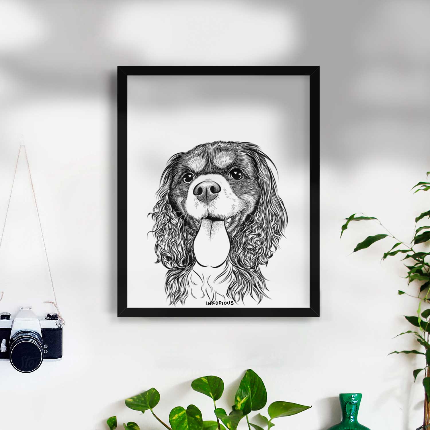 Elizabeth the Cavalier King Charles Spaniel Art Print