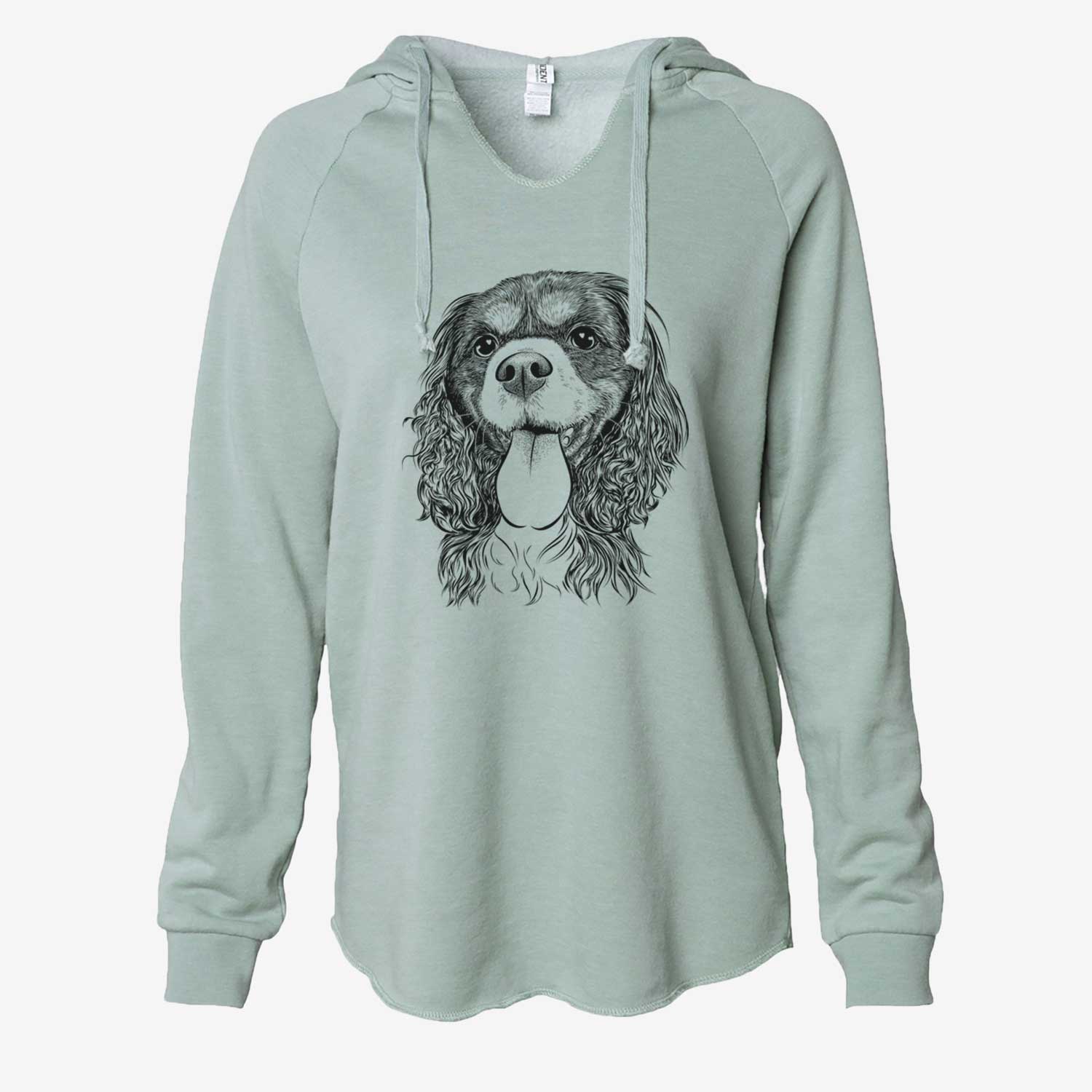 Elizabeth the Cavalier King Charles Spaniel - Cali Wave Hooded Sweatshirt