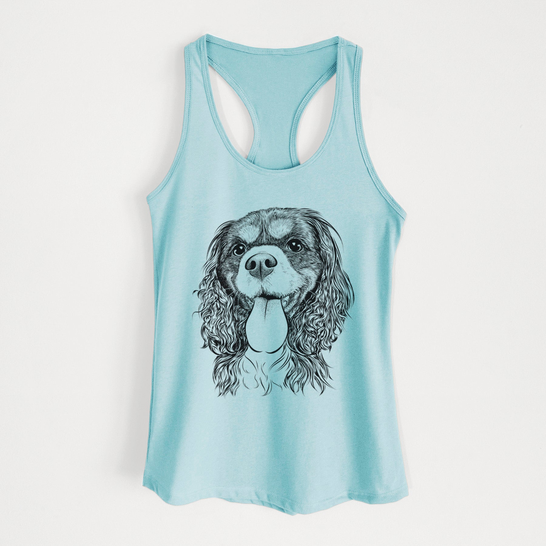 Elizabeth the Cavalier King Charles Spaniel - Women's Racerback Tanktop