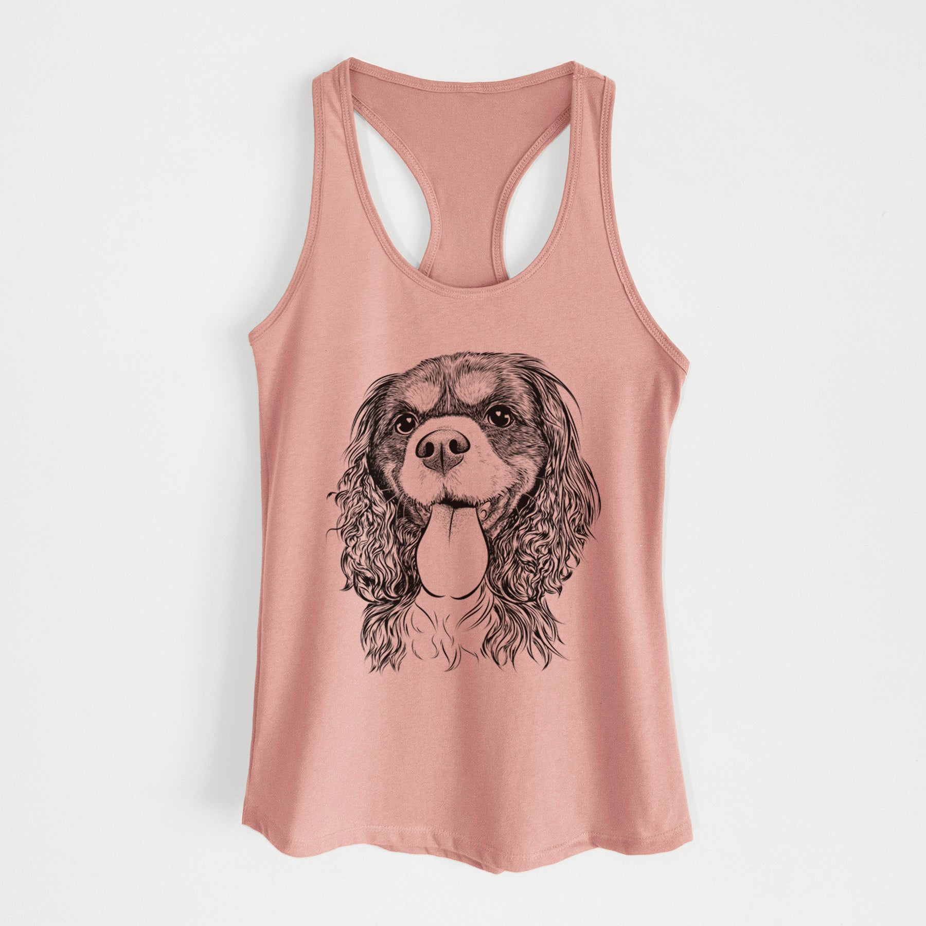 Elizabeth the Cavalier King Charles Spaniel - Women's Racerback Tanktop