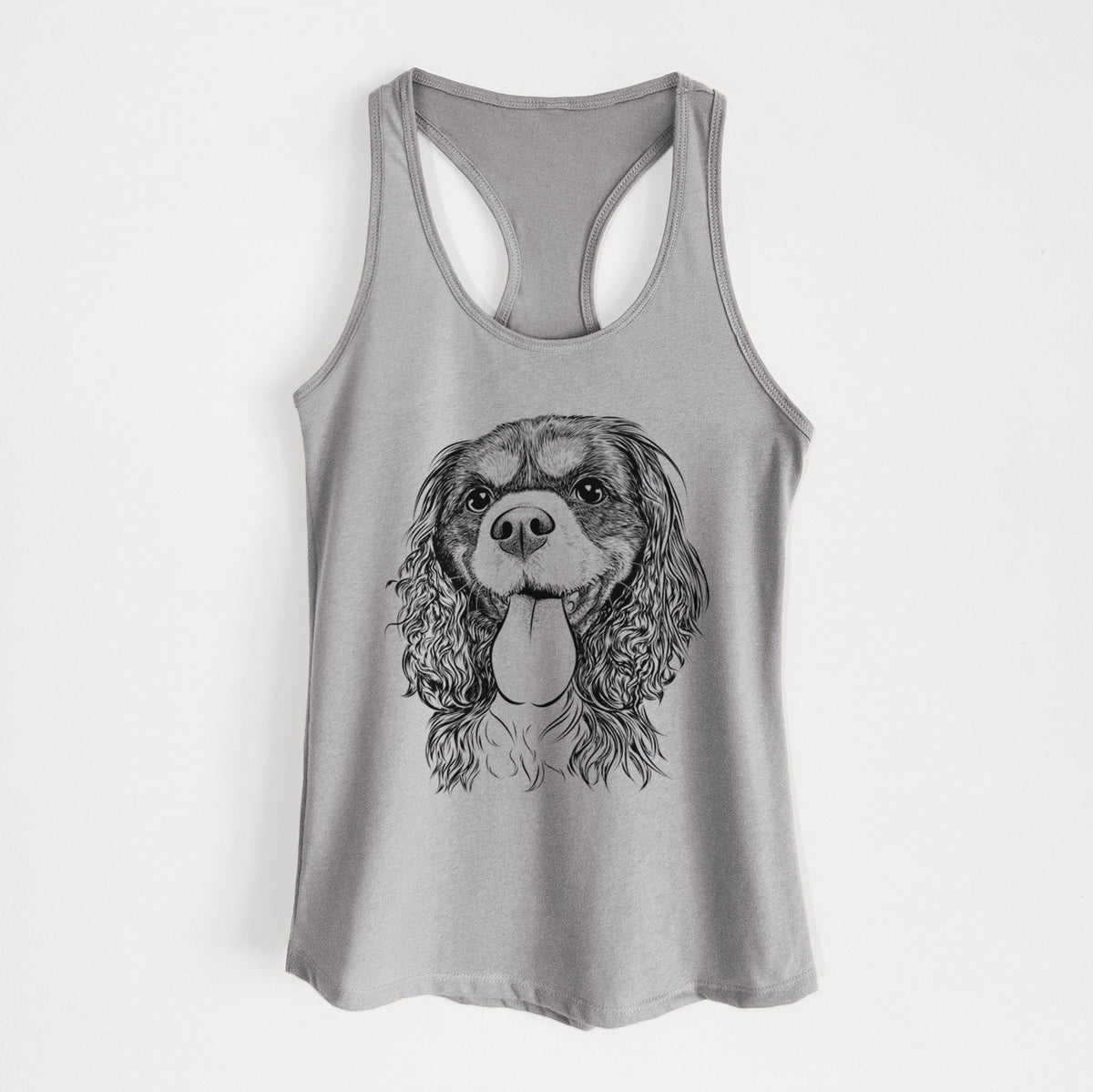 Elizabeth the Cavalier King Charles Spaniel - Women&#39;s Racerback Tanktop