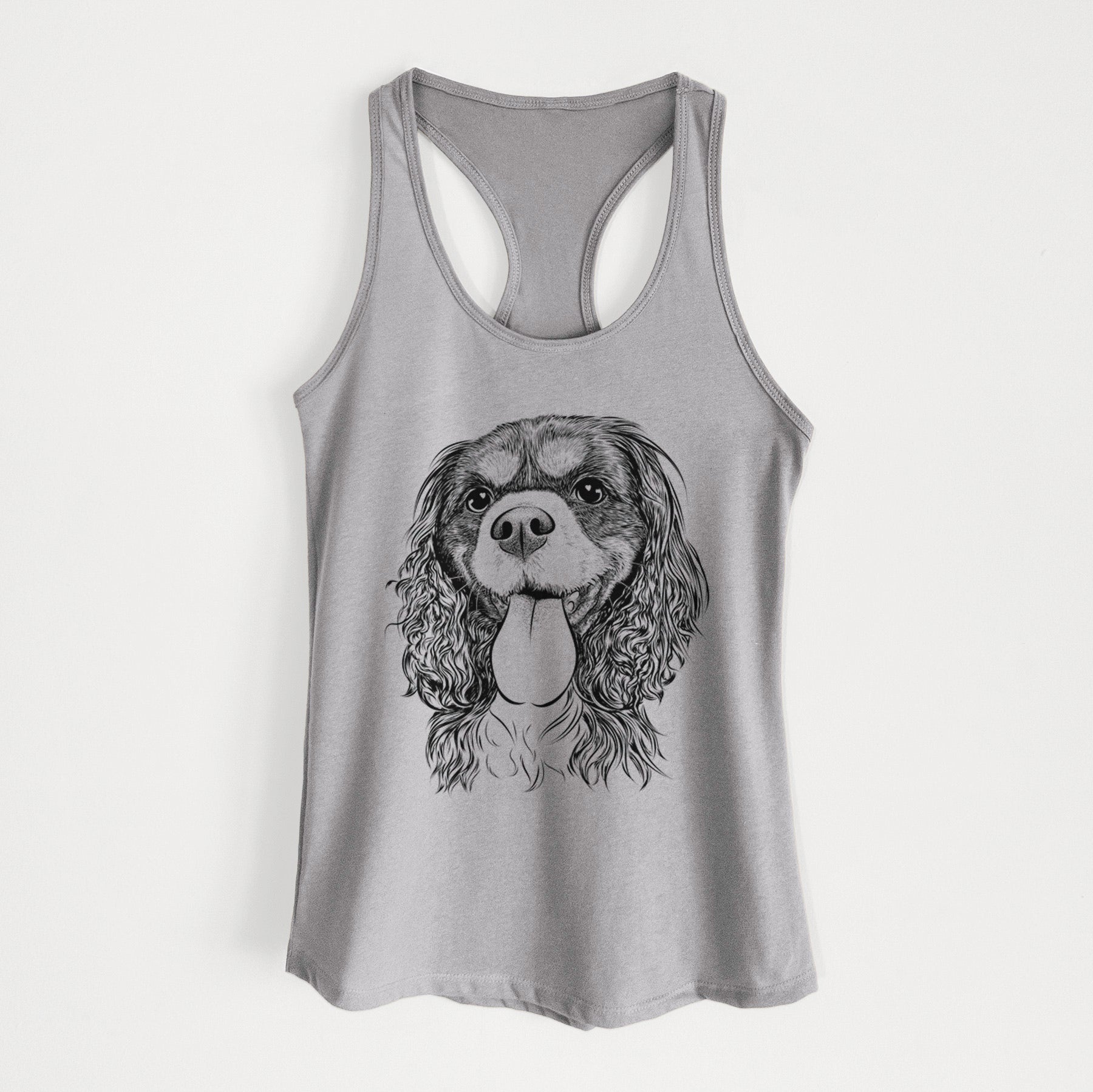 Elizabeth the Cavalier King Charles Spaniel - Women's Racerback Tanktop