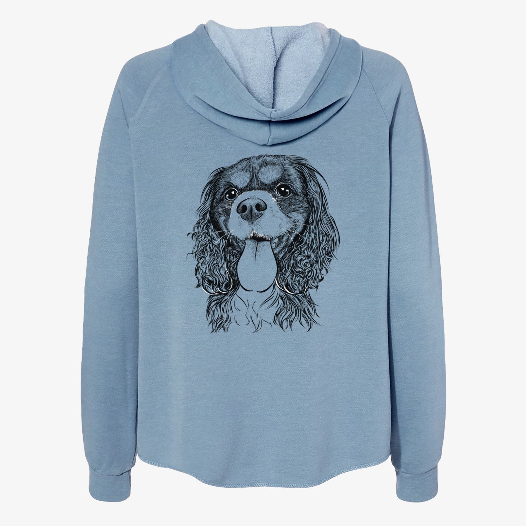 Elizabeth the Cavalier King Charles Spaniel - Women's Cali Wave Zip-Up Sweatshirt