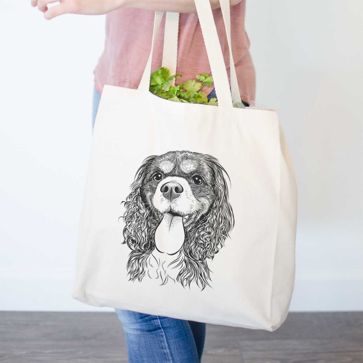 Elizabeth the Cavalier King Charles Spaniel - Tote Bag