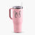 Ella the French Bulldog - 40oz Tumbler with Handle