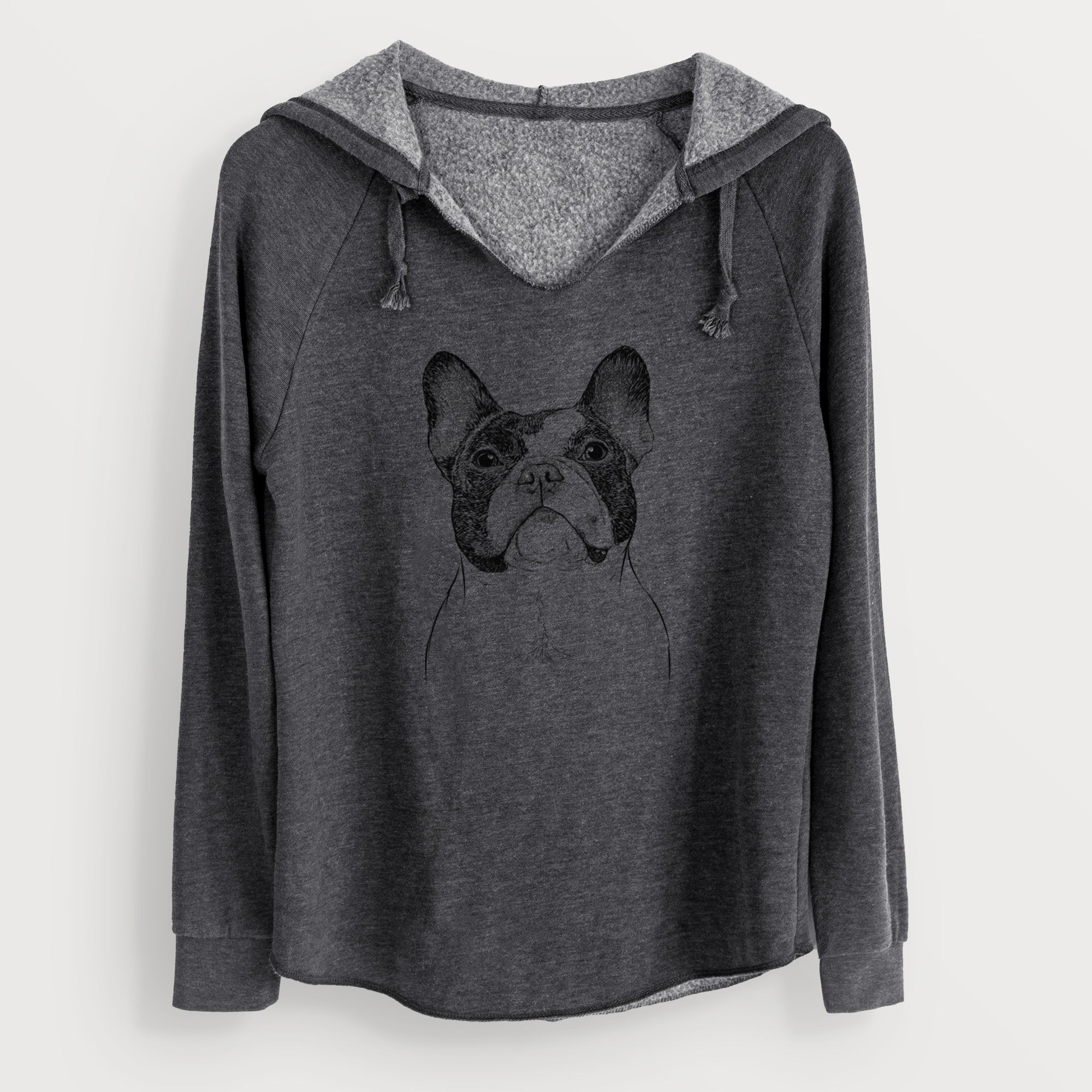 Bare Ella the French Bulldog - Cali Wave Hooded Sweatshirt